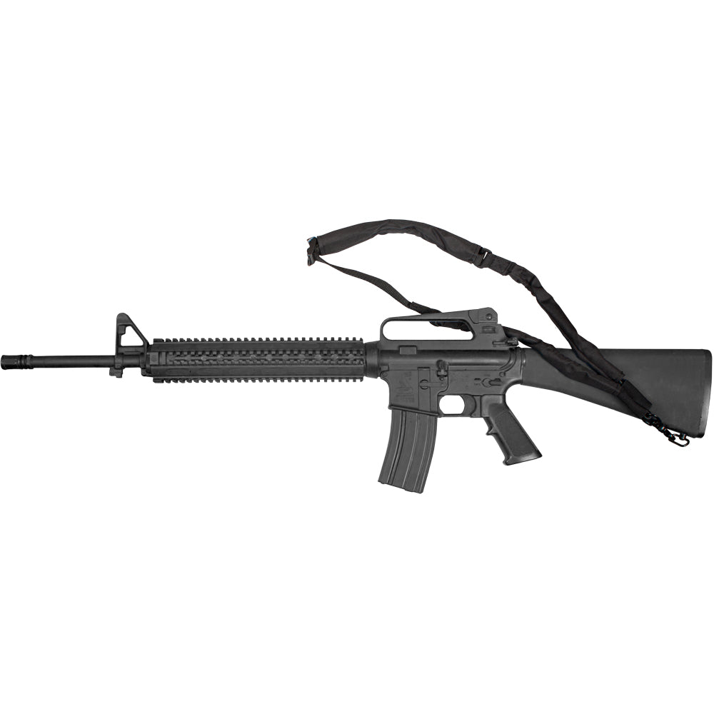 VI CQB Single Point Sling - Tactical Adjustable Rifle Sling for AR15, AK47, Shotguns - Quick Release & Padded Shoulder Strap for Hunting, Airsoft, Military Training & Outdoor Activities