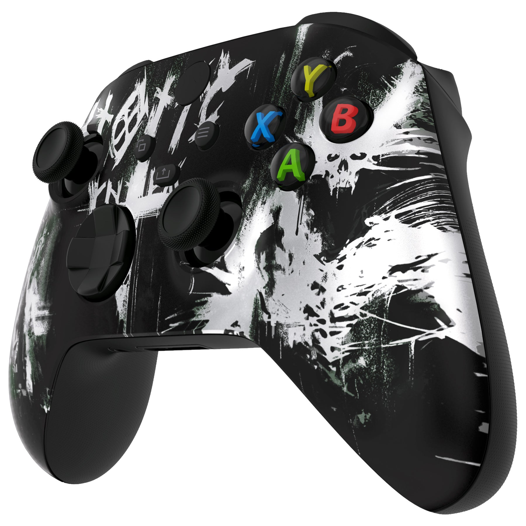 eXtremeRate Darkness Falls Replacement Faceplate & Front Housing Shell Case for Xbox Series S/X Controller - Accessories Only (Controller NOT Included) - FX3R020 - Perfect for Customization & Gaming Setup