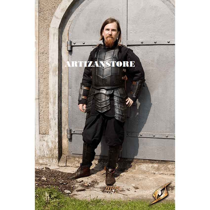 Dark Drake Medieval Breastplate - Epic Knight Armor Replica for Cosplay, Halloween & Renaissance Fairs | Authentic Warrior Body Armor Costume for LARP & Historical Reenactment