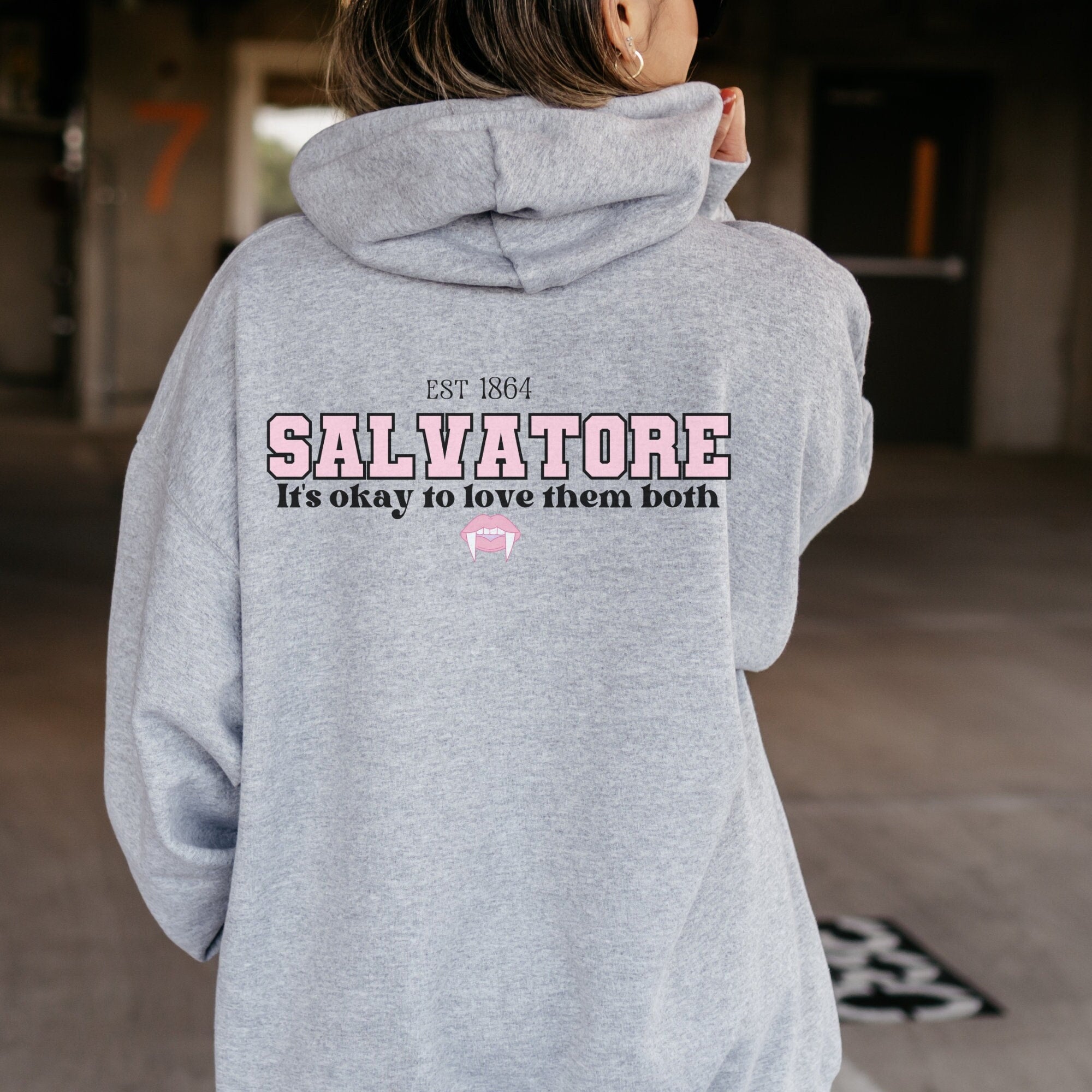 Salvore Hoodie | TVD Sweatshirt | Stefan & Damon Salvatore Merch | Mystic Falls Hoodie | Vampire Diaries Gift | Perfect for Fans & Cosplay
