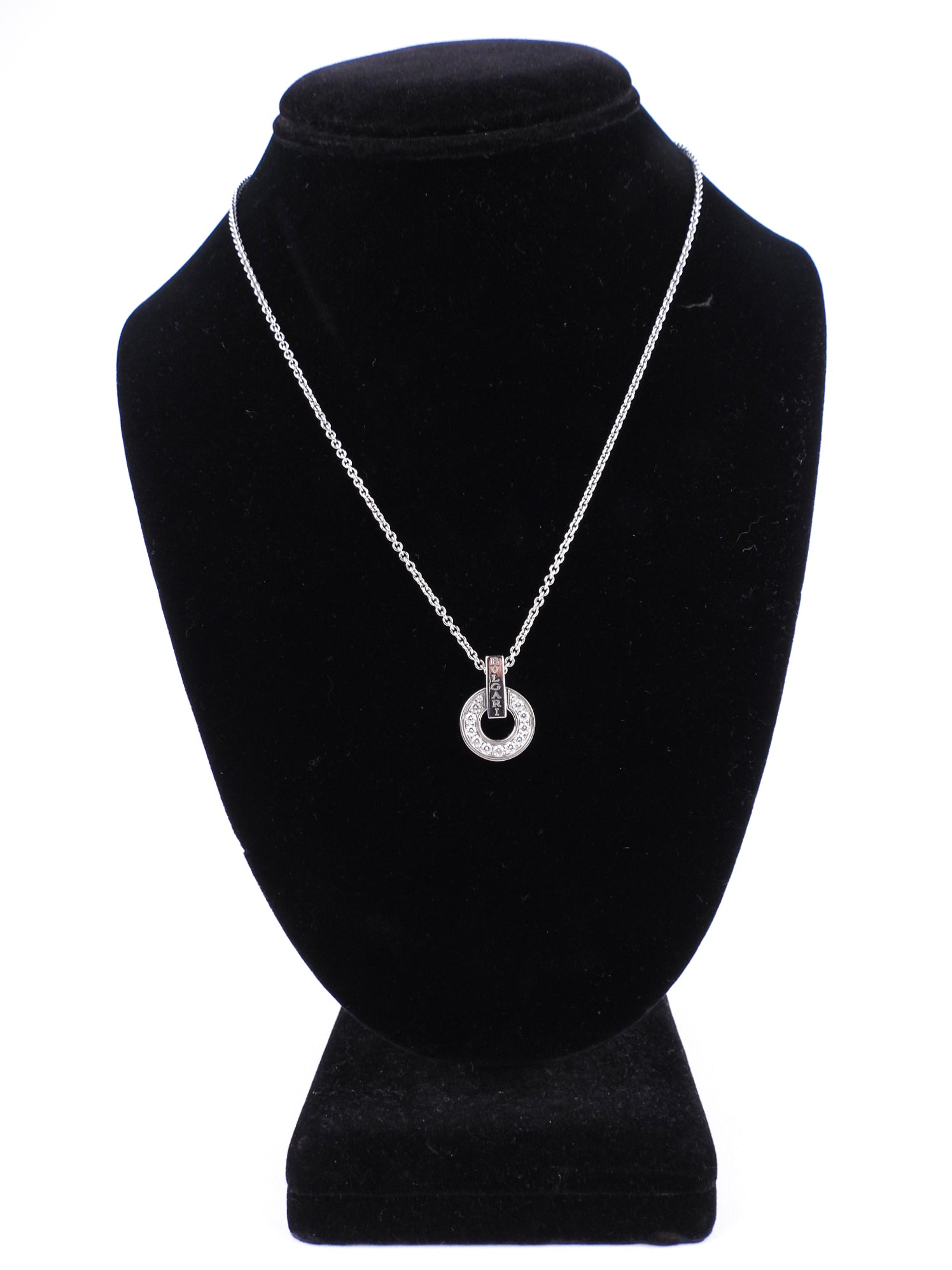 Bvlgari 18k White Gold Diamond Bvlgari Bvlgari Necklace for Women - Luxury Jewelry Gift for Anniversary, Wedding & Special Occasions