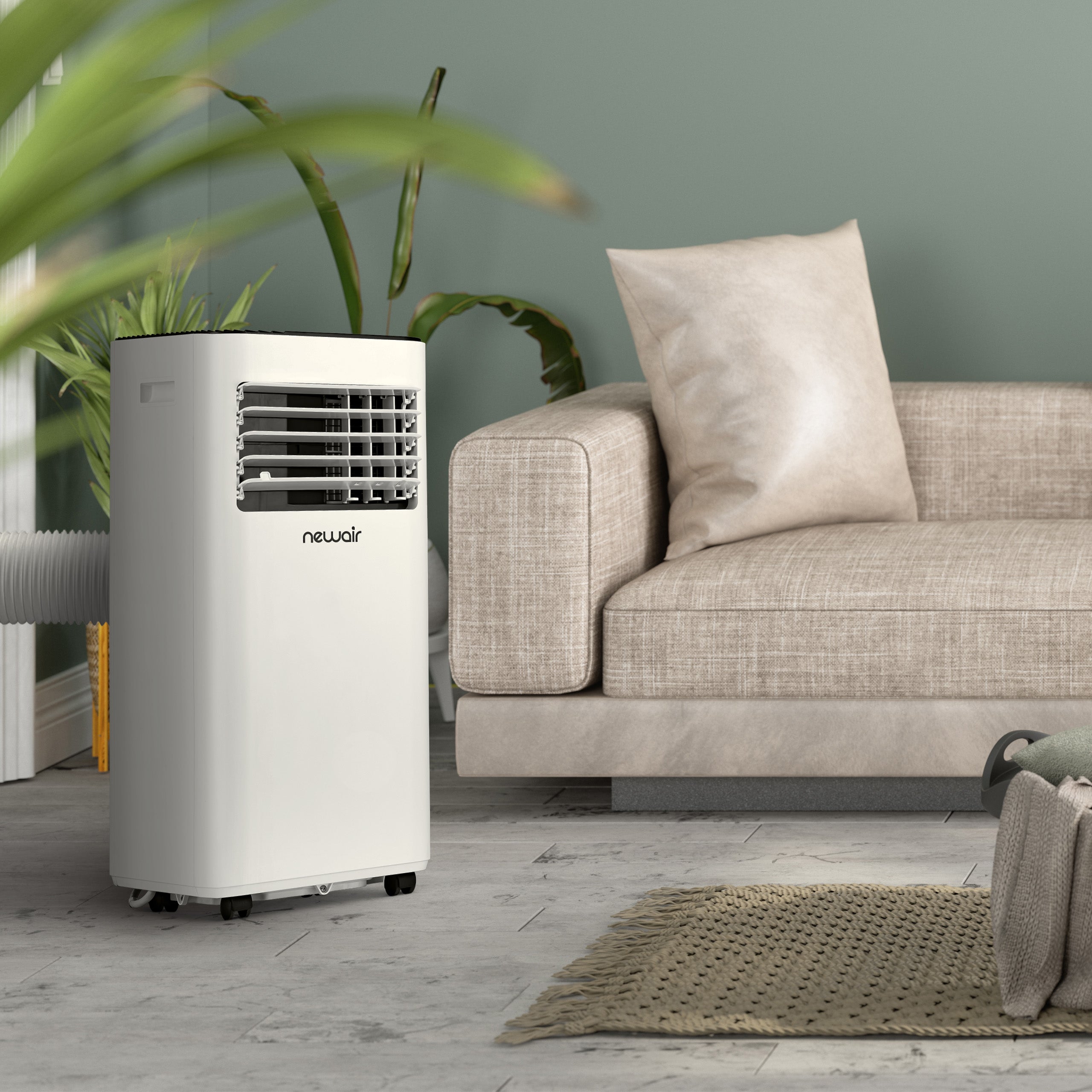 Newair® 8,000 BTU Portable Compact Air Conditioner - Cooling for Small Rooms, Bedrooms & Offices | Energy Efficient & Easy Installation