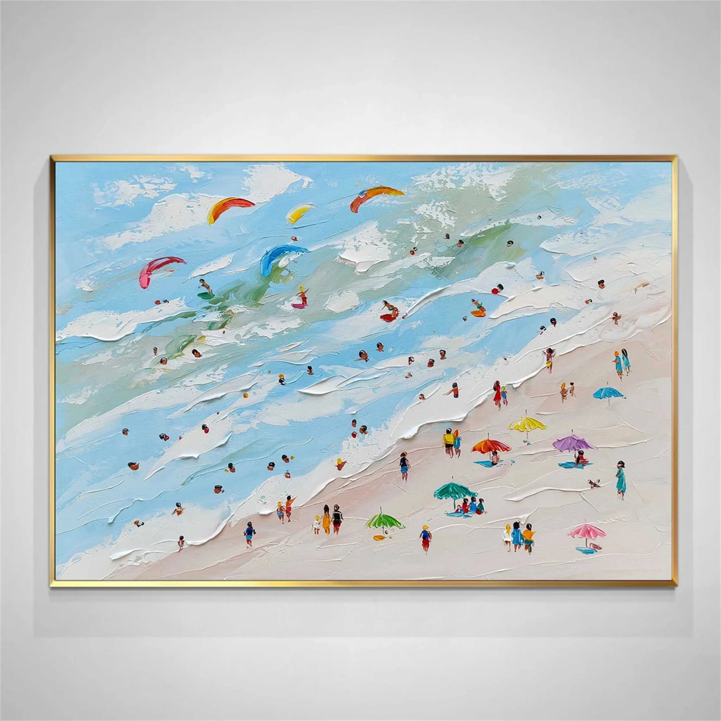 Ocean and Sky Painting #OS 132 - Stunning Seascape Wall Art for Home & Office Decor - Perfect for Living Room, Bedroom or Beach House
