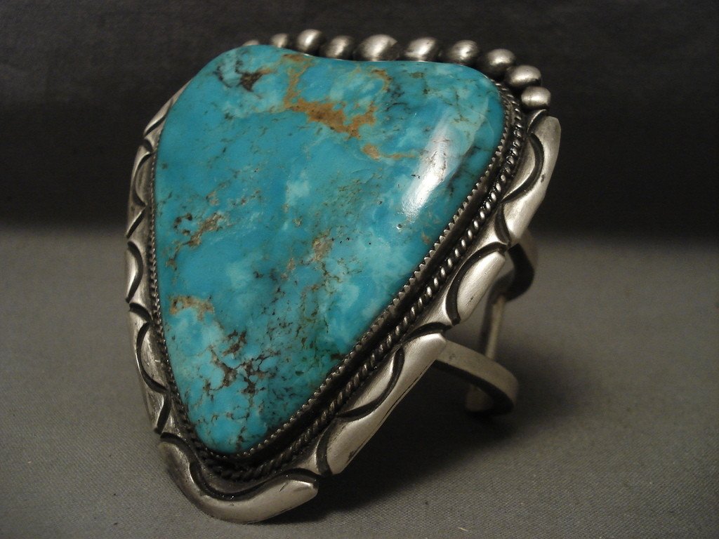Authentic Vintage Navajo Sterling Silver Bracelet by Stover Paul - 179g Largest Native American Jewelry for Women - Perfect for Boho Fashion, Festivals & Cultural Events