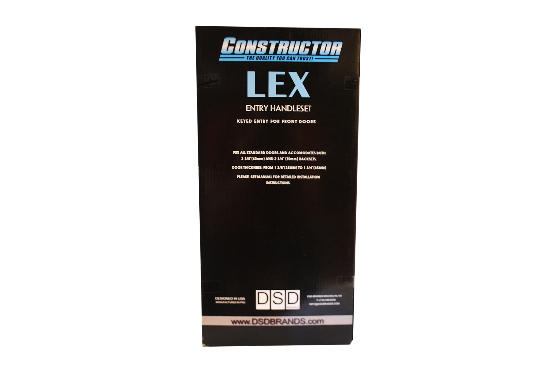 LEX Elite Hand Set Door Lock Lever - Antique Bronze Finish, Secure & Stylish Entry Door Lock for Home, Office & Commercial Use