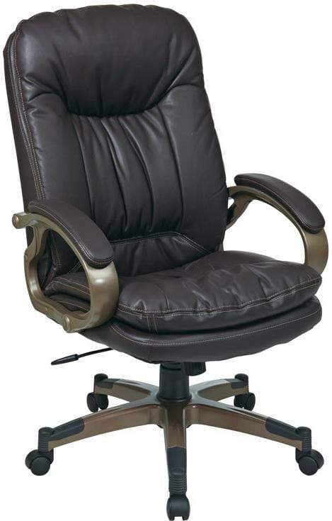 Premium Eco Leather Executive Office Chair - Ergonomic Design for Comfort & Productivity | Home Office & Corporate Workspaces