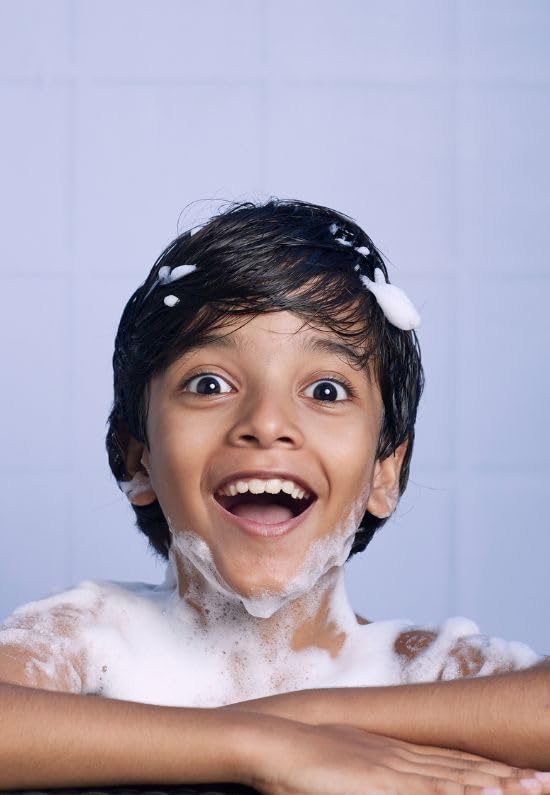 Tikitoro Kids Refreshing Body Wash - 100% Vegan with Cucumber, Java Plum, Vitamin C & Aloe Vera - Deep Cleansing, Hydrating & Refreshing for Sensitive Skin - Paraben & Sulfate Free - 300ml for Boys & Girls Age 4+ - Perfect for Bath Time & Daily Skincare Routine