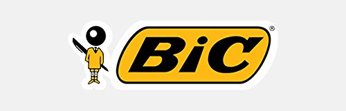Bic Round Stic Xtra Precision Ballpoint Pens (GSF11BLKCT) - Smooth Writing for Office, School & Everyday Use - Pack of 12 Black Ink Pens