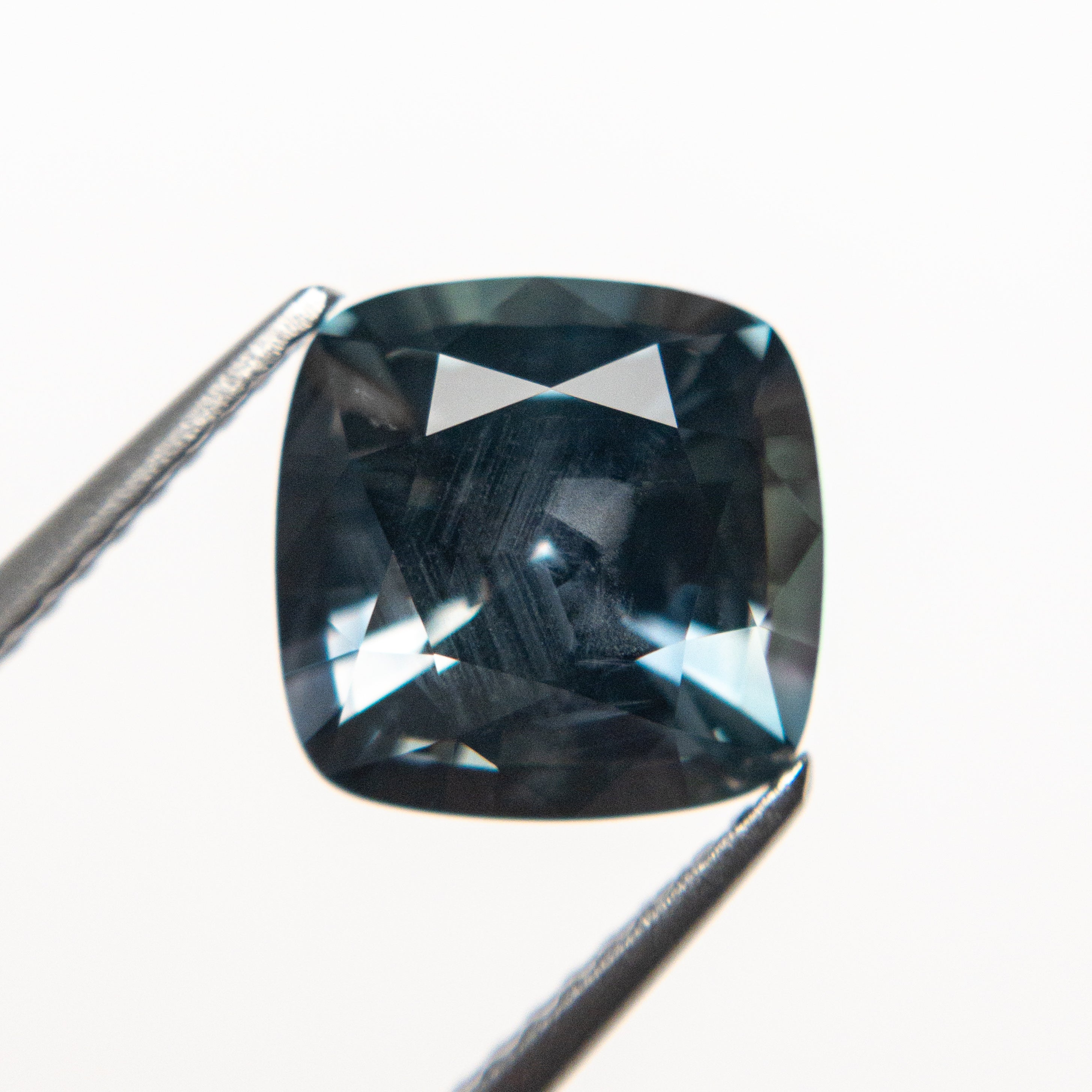 3.73ct Cushion Cut Blue Sapphire Gemstone - 8.93x8.91x5.76mm Brilliant Natural Loose Stone for Engagement Rings & Fine Jewelry Making