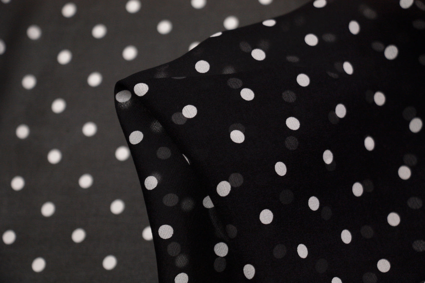 Adrina Spot Silk Georgette Fabric - Premium Flowy Chiffon Material for Dresses, Scarves & Blouses | Perfect for Evening Wear, Bridal Gowns & Fashion Design