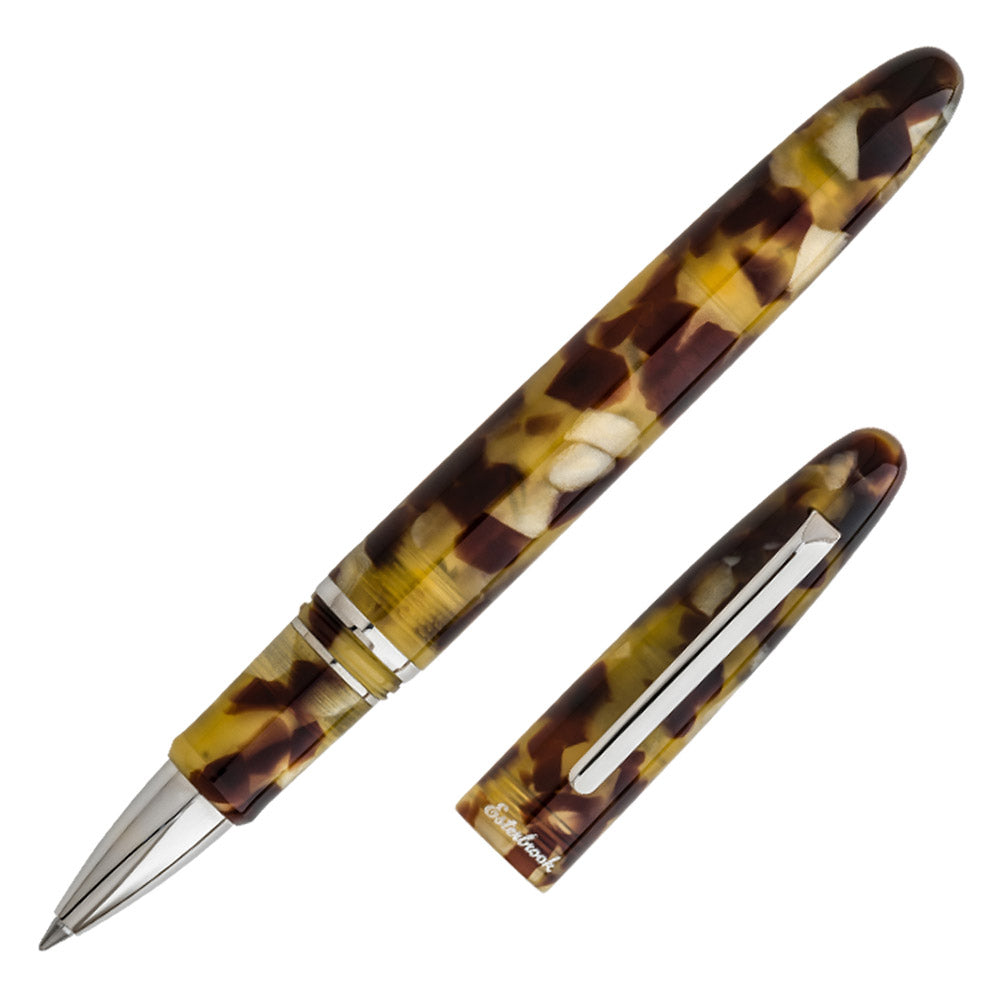 Esterbrook Estie Tortoise Rollerball Pen with Chrome Trim - Premium Writing Instrument for Office, School & Gift Giving