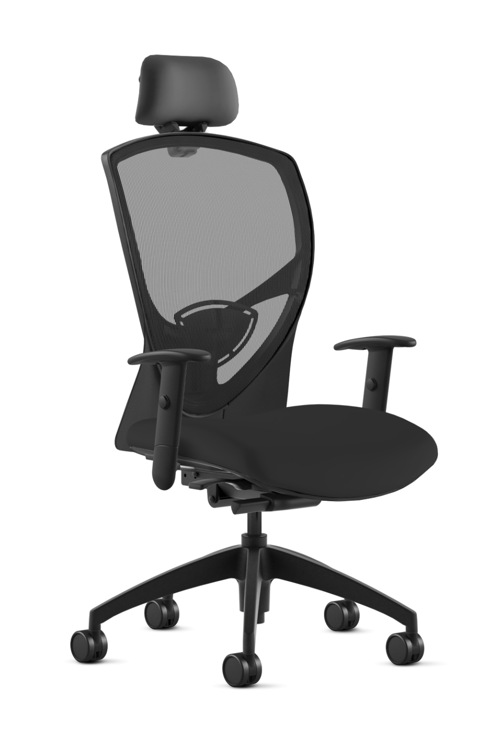 9 to 5 Theory 2180 High Back Ergonomic Office Chair with Adjustable Headrest & Seat Slider - Comfortable Task Chair for Long Hours Computer Work, Home Office & Gaming Setup