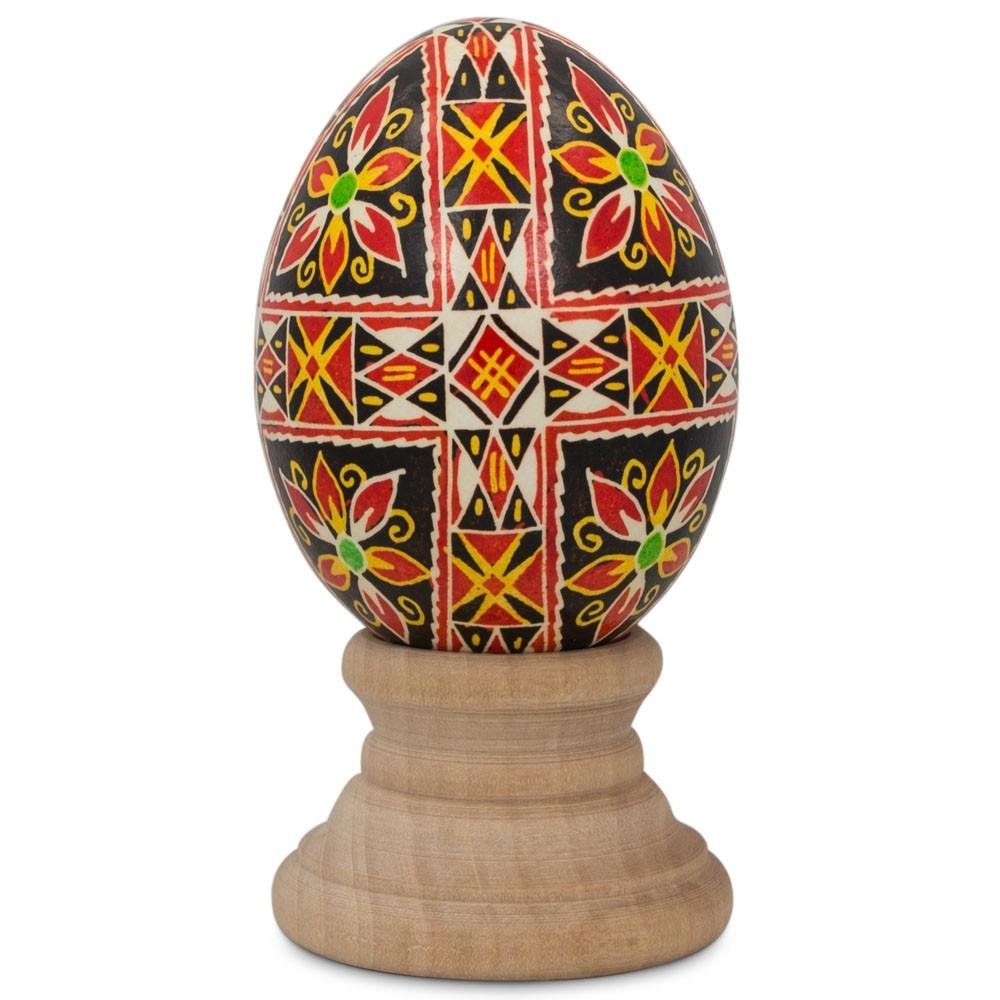 Handmade Ukrainian Easter Egg Pysanka - Authentic Blown Eggshell with Geometric Designs - Perfect for Easter Decorations, Home Décor, and Unique Gift Giving