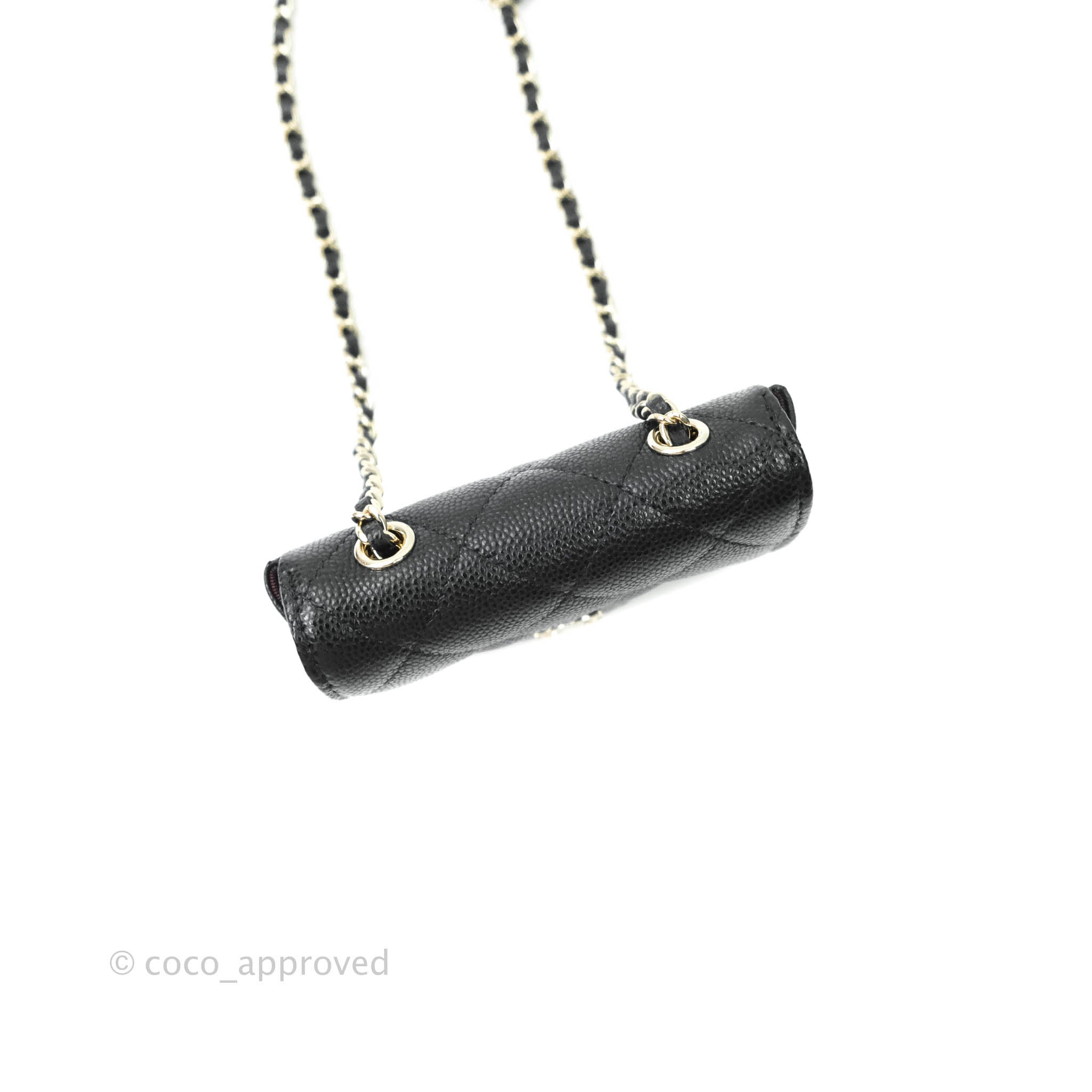 Chanel Classic Flap Belt Bag in Black Caviar Leather with Gold Hardware - Luxury Crossbody Bag for Women, Perfect for Everyday Wear & Special Occasions