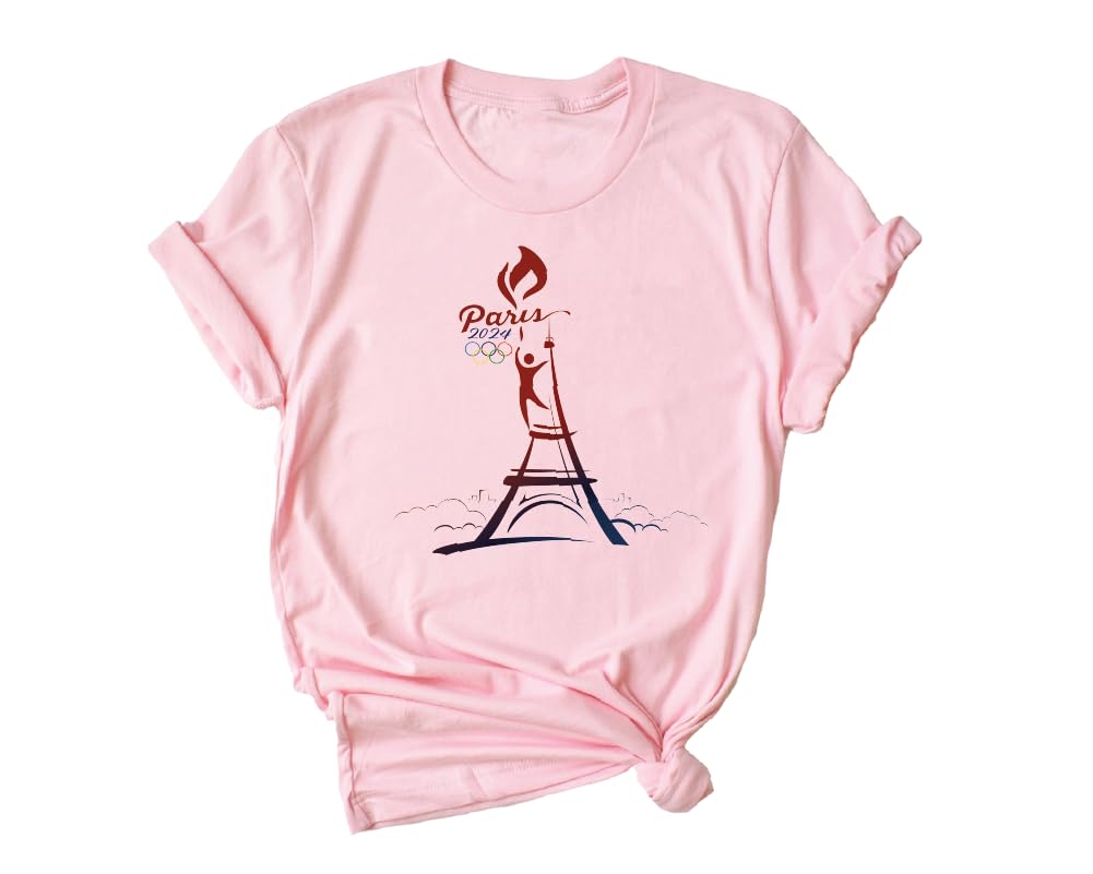 2024 Paris Olympics T-Shirt - Official Inspired Design, France Olympic Games Souvenir & Travel Gift - Perfect for Fans, Athletes & Sports Enthusiasts