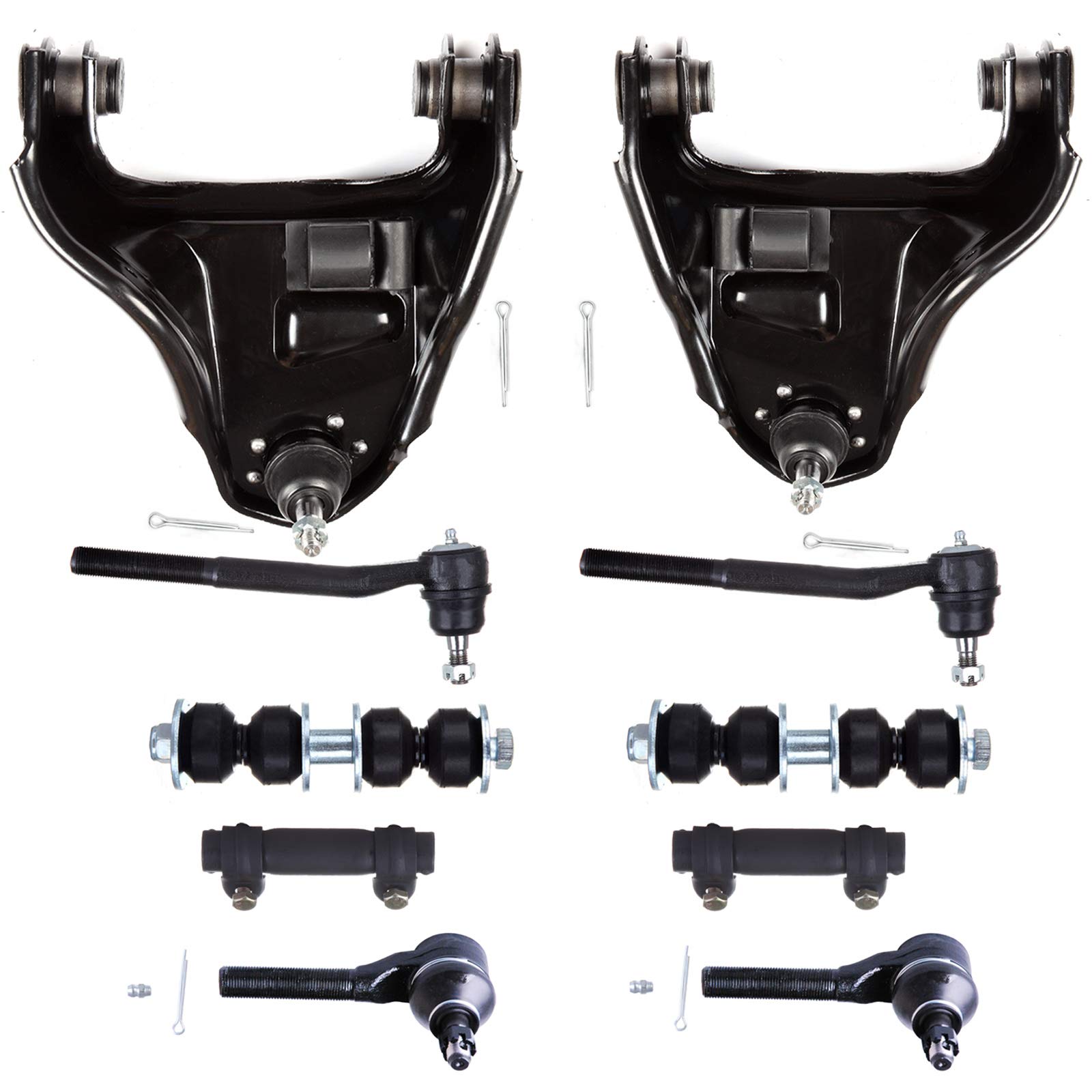 OCPTY - 10-Piece Suspension Kit for Chevy Blazer/GMC Jimmy/Isuzu Hombre - Includes Tie Rods, Sway Bars & Control Arms | Perfect for Off-Roading & Daily Driving