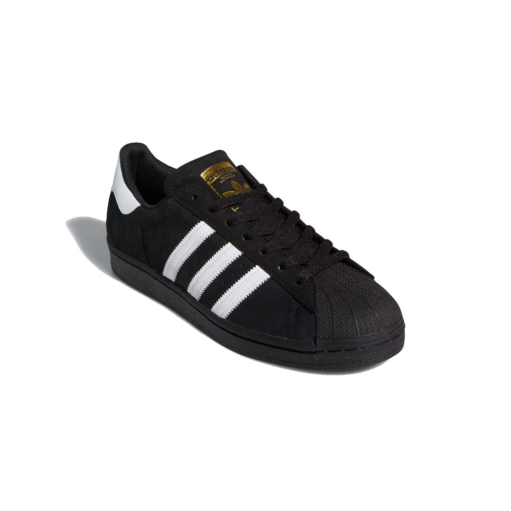 Adidas Superstar ADV Sneakers - Core Black, Cloud White & Gold Metallic - Men's/Women's Casual & Streetwear Shoes for Everyday Wear & Fashion Outfits