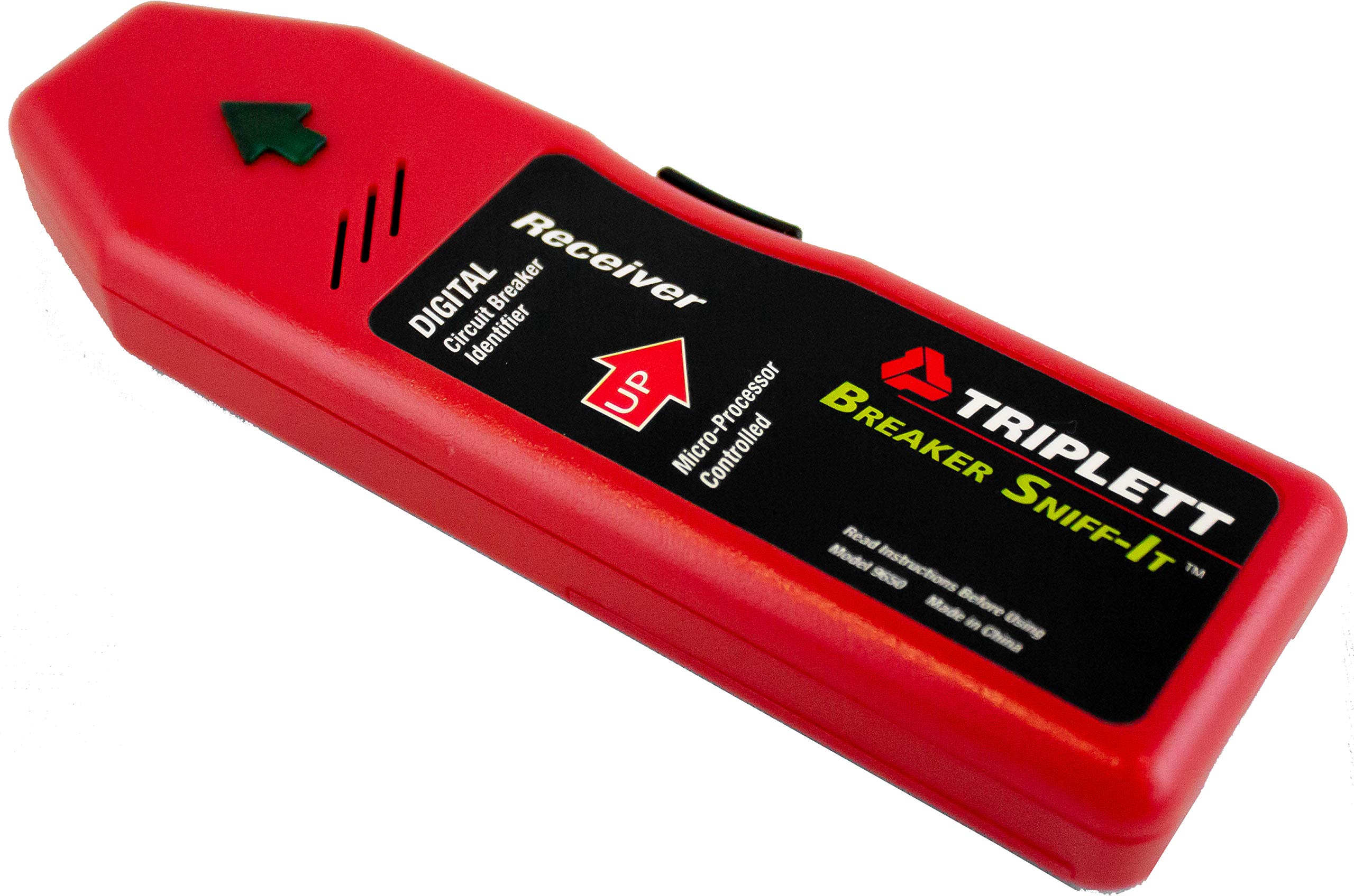 Triplett 9650 Breaker Sniff-It Automatic Circuit Breaker Locator with Audible & Visual Alerts - Ideal for Home Electrical Panel Mapping & DIY Circuit Tracing