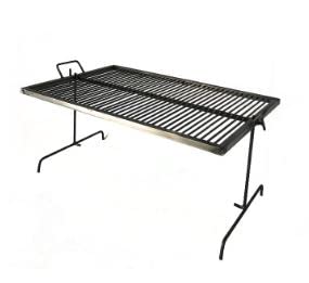 Premium Argentina Iron Grill - Large Camp Grill for Outdoor BBQ, Grilling Steaks & Burgers | Perfect for Backyard, Camping & Tailgating Parties