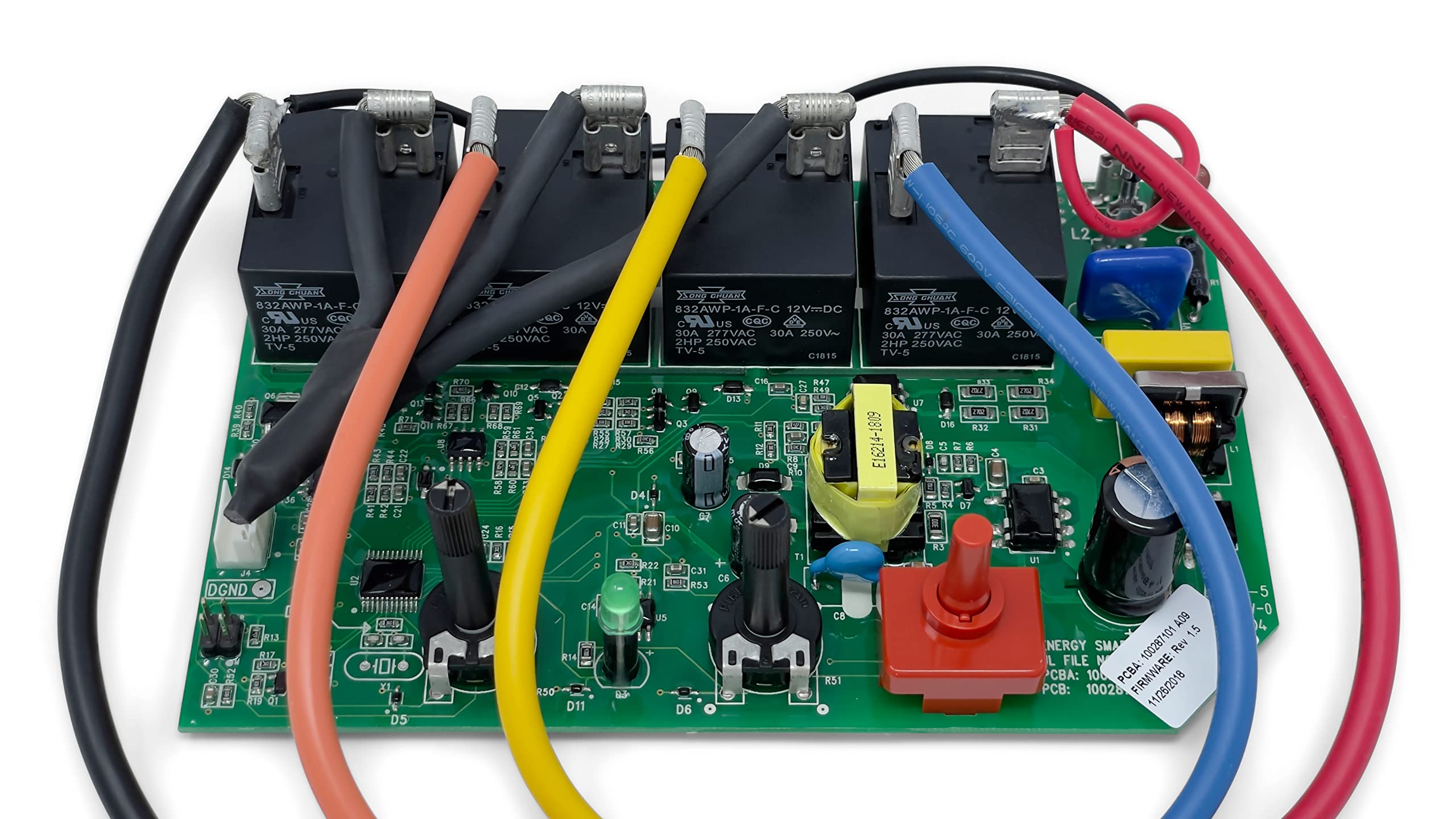 Genuine OEM American Water Heaters Electronic Control Board 100093769 with Control Panel Cover 100341931 - Replacement Parts for Water Heater Repair & Maintenance