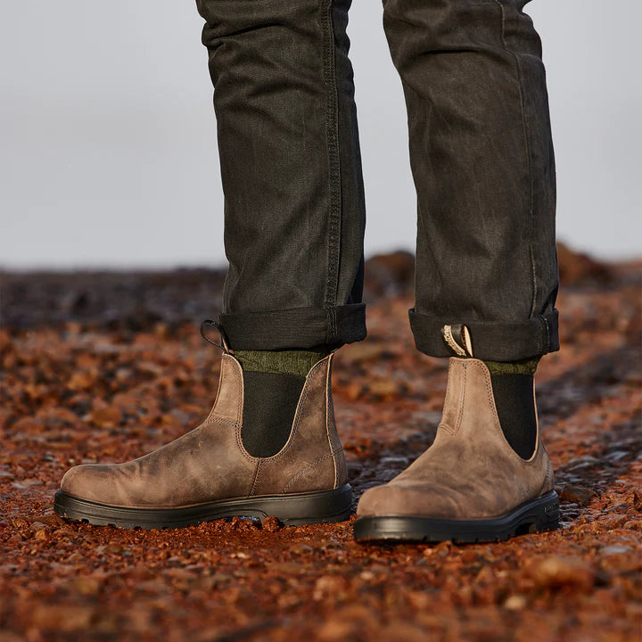Blundstone 2446 Classic Chelsea Boots in Clay | Waterproof & Comfortable Leather Boots for Men & Women | Perfect for Hiking, Work & Outdoor Adventures