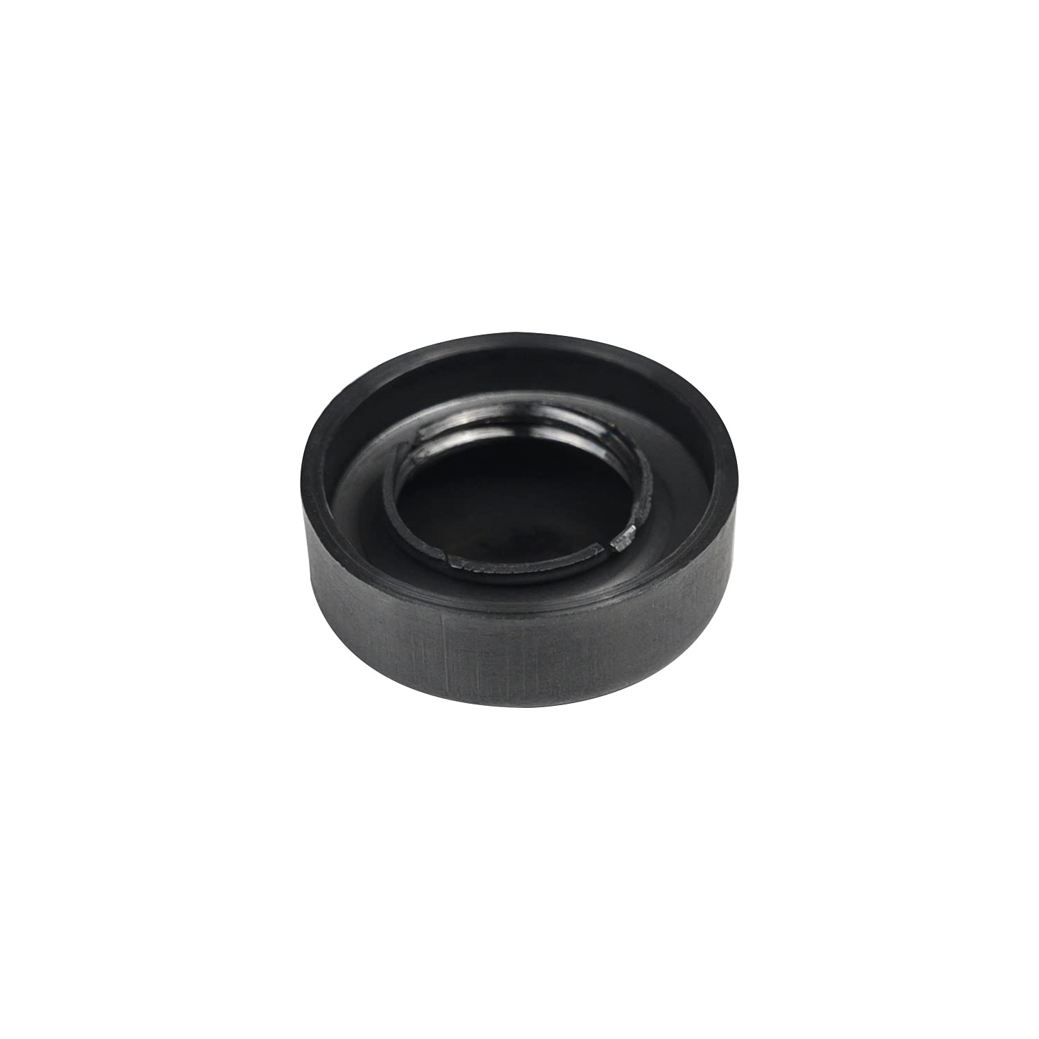 4PCS Stainless Steel Mirror Screw Caps - 16mm Decorative Cover Nails for Sign Holders, Advertising & Furniture (Brushed Black) - Perfect for Mirrors, Tea Tables, Wardrobes & Glass Furniture Hardware Fastening