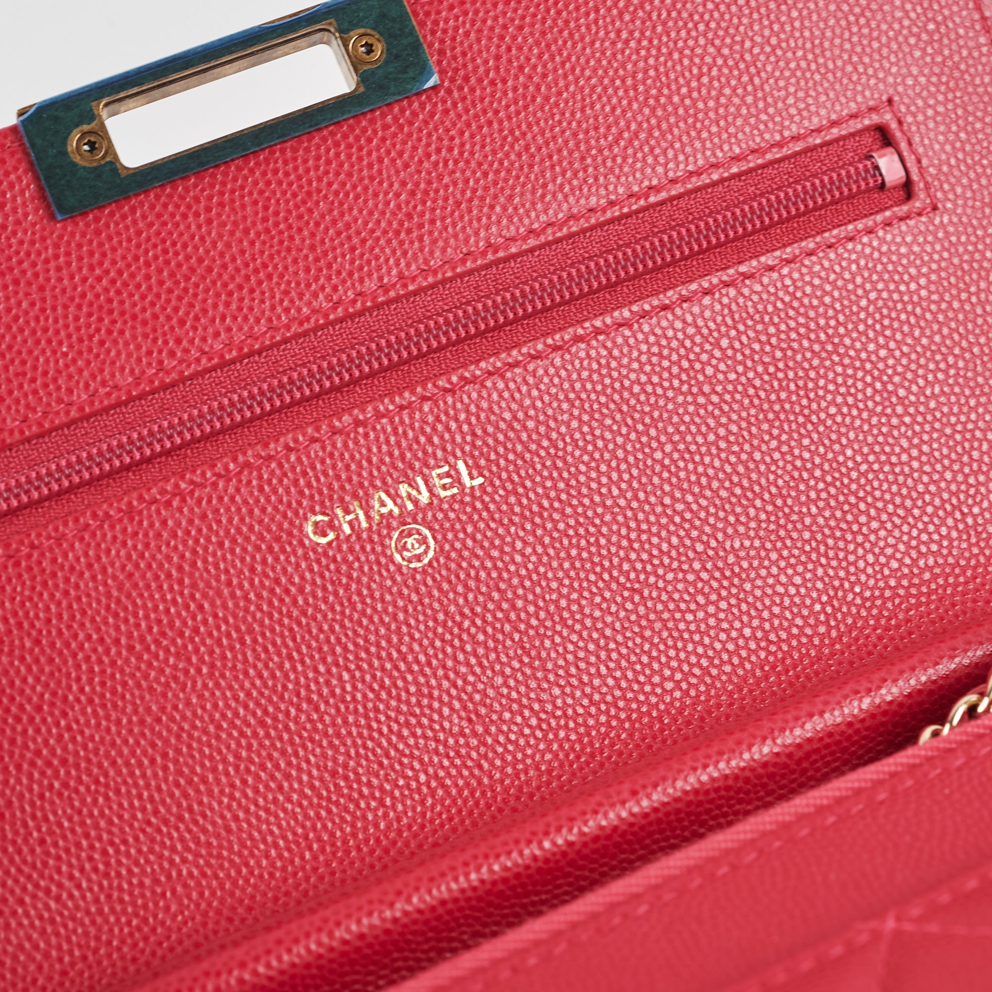 Chanel Caviar Leather Wallet on Chain - Pink Crossbody Bag for Women | Luxury Designer WOC for Evening Out & Special Occasions
