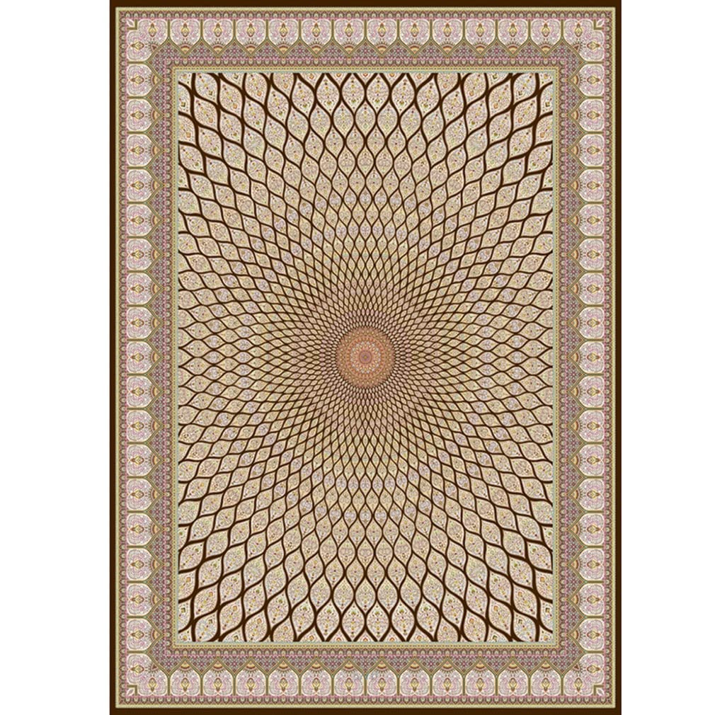 Ultra Soft Cozy Lamb Velvet Persian Area Rug - Luxury Indoor/Outdoor Carpet for Living Room, Bedroom & Bathroom - Bohemian Distressed Runner Rug (1.6'x2.6') - Perfect for Home Decor, Door Mat & Cozy Spaces
