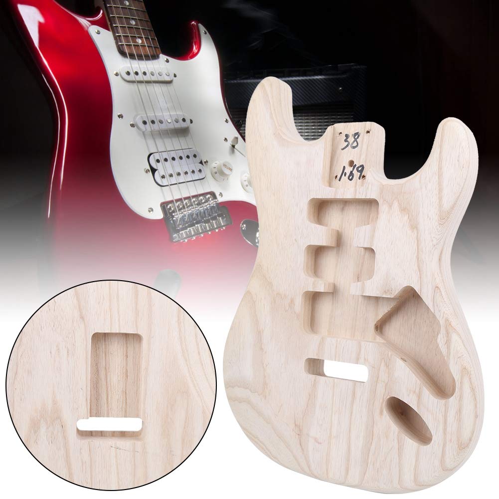 Elegant Electric Guitar Body - Durable & Reusable DIY Guitar Kit for Beginners & Students - Perfect for Practice, Learning & Home Studio Use