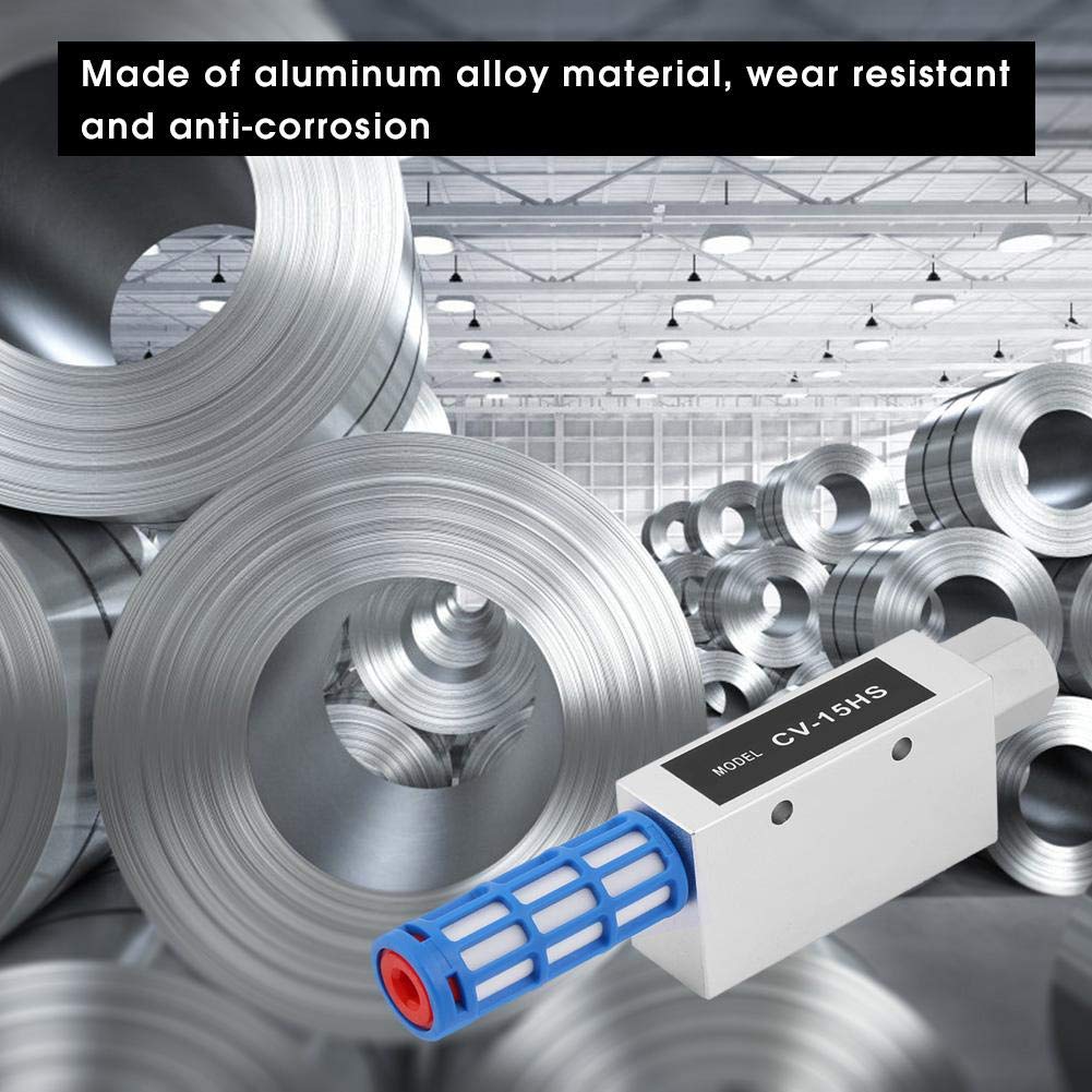 CV-15HS Aluminum Alloy Vacuum Ejector - 1/4