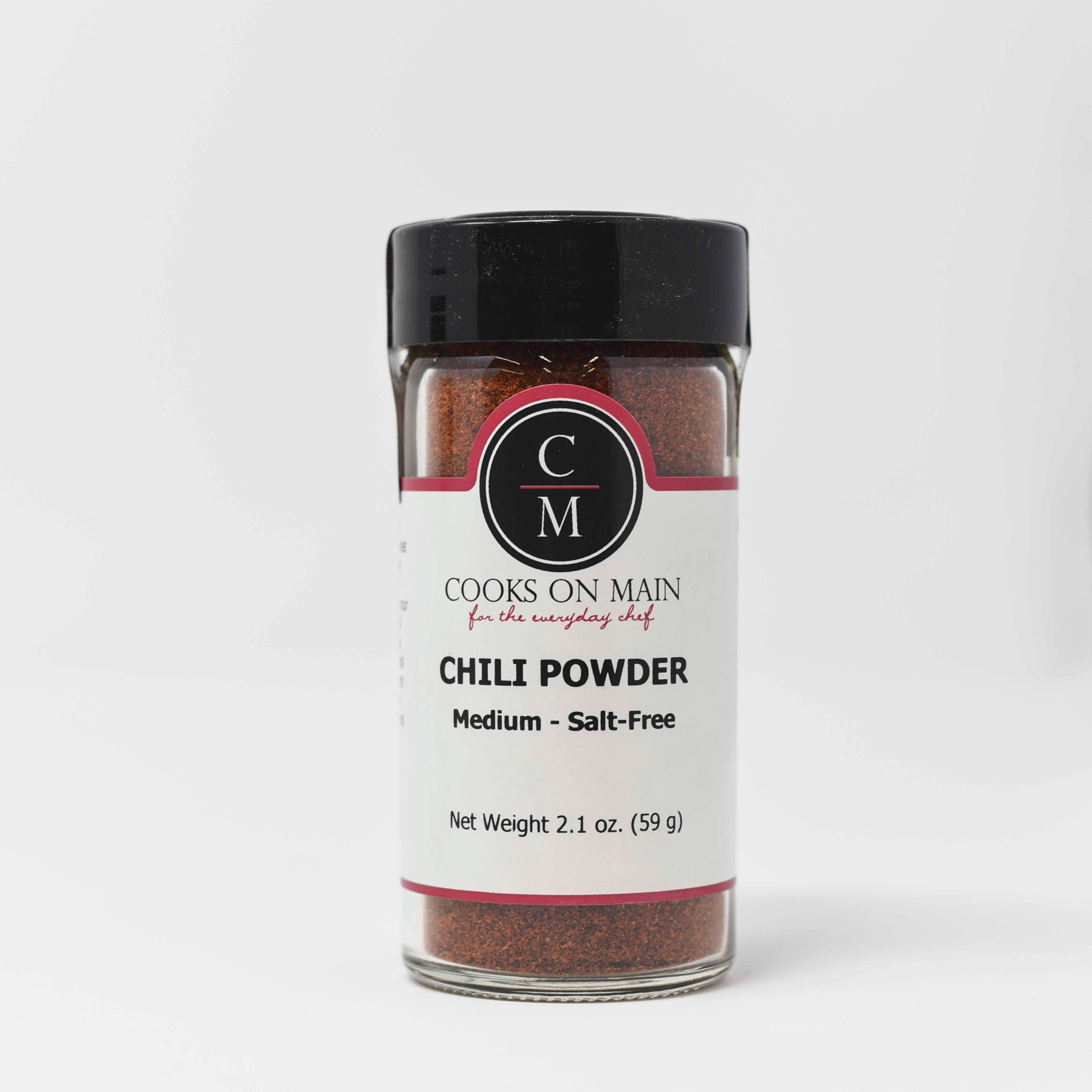 Premium Medium Chili Powder - Hot & Flavorful Spice for Cooking, Grilling & Mexican Dishes - 8oz Resealable Bag