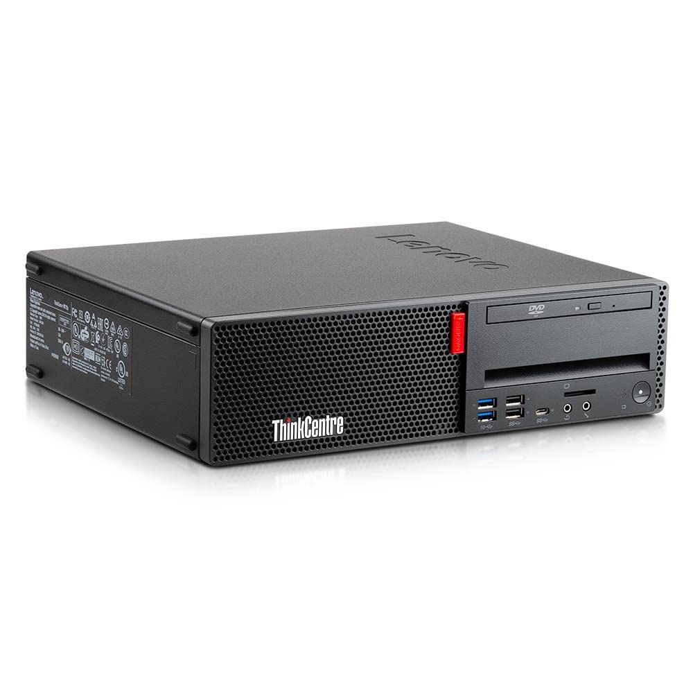Lenovo ThinkCentre M720s SFF Desktop Computer Bundle - Intel Core i5-8500, 16GB RAM, 512GB SSD, WiFi, DVD, 24