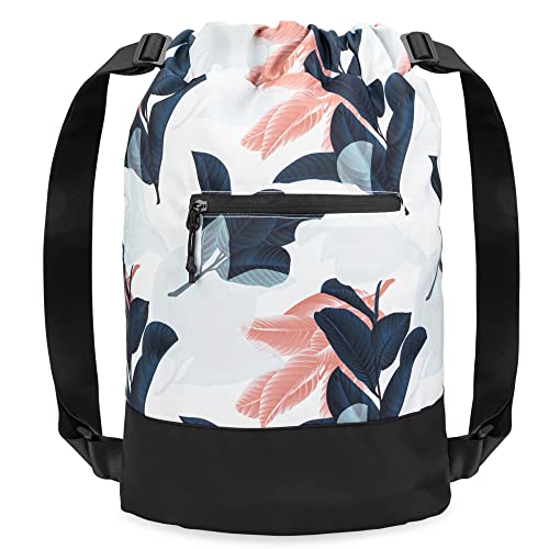 Backpack - Navy Guava Leaves