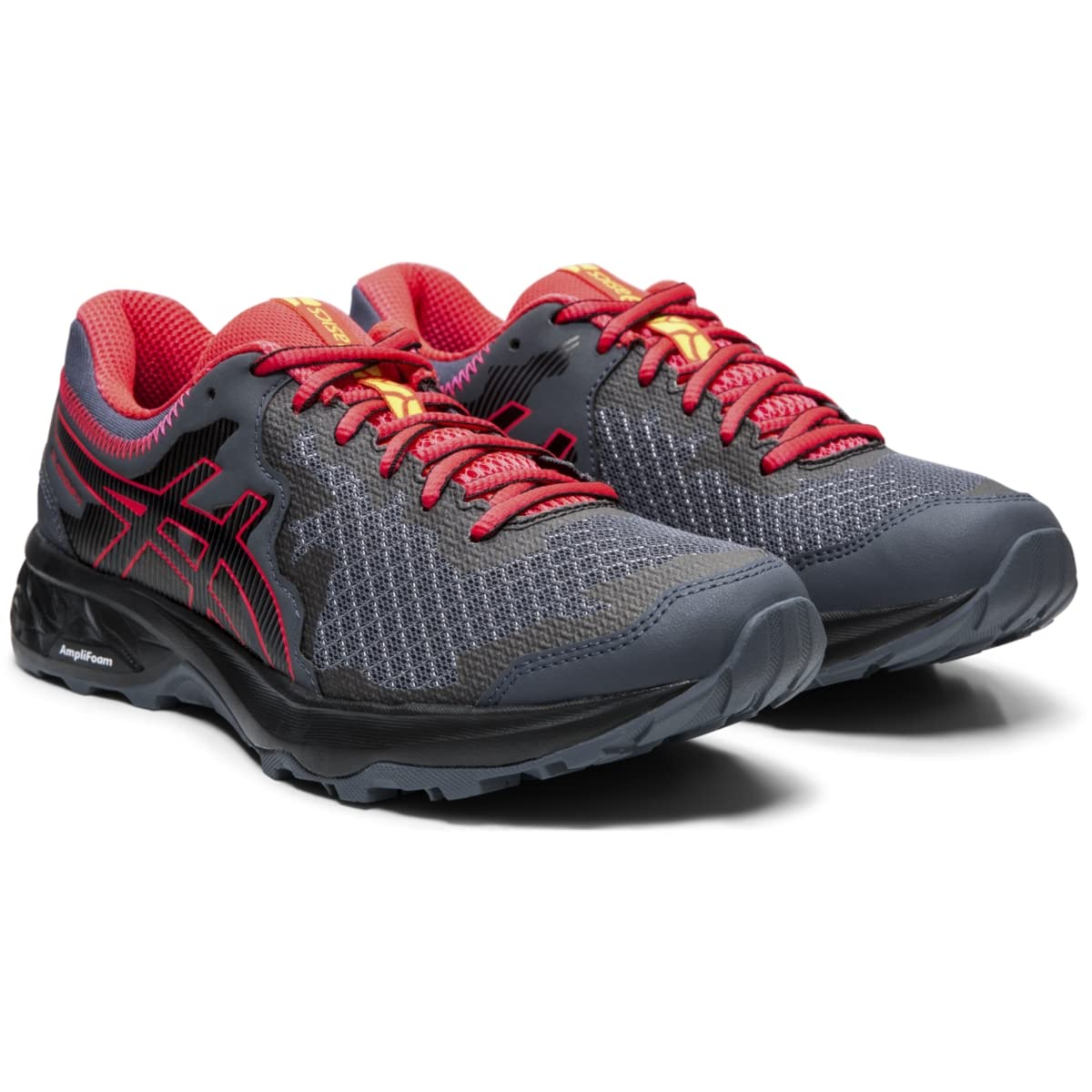 ASICS Women's Gel-Sonoma 4 Trail Running Shoes - Lightweight & Cushioned for Hiking, Jogging & Outdoor Adventures - Size 6 - Carrier Grey/Black