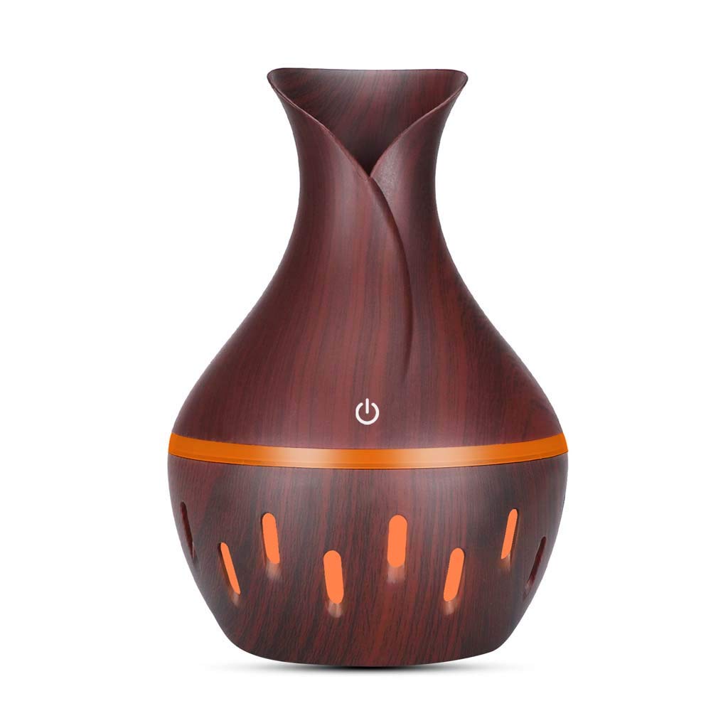 Renzhe 300ml Aromatherapy Essential Oil Diffuser & Humidifier - Ultrasonic Cool Mist for Large Rooms, Auto Shut-Off, 7 Color LED Lights - Perfect for Home, Office, Nursery & Yoga Studio Relaxation