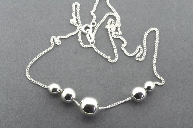 5mm Ball Bead Necklace - Sterling Silver Jewelry for Women, Elegant Layering & Everyday Wear