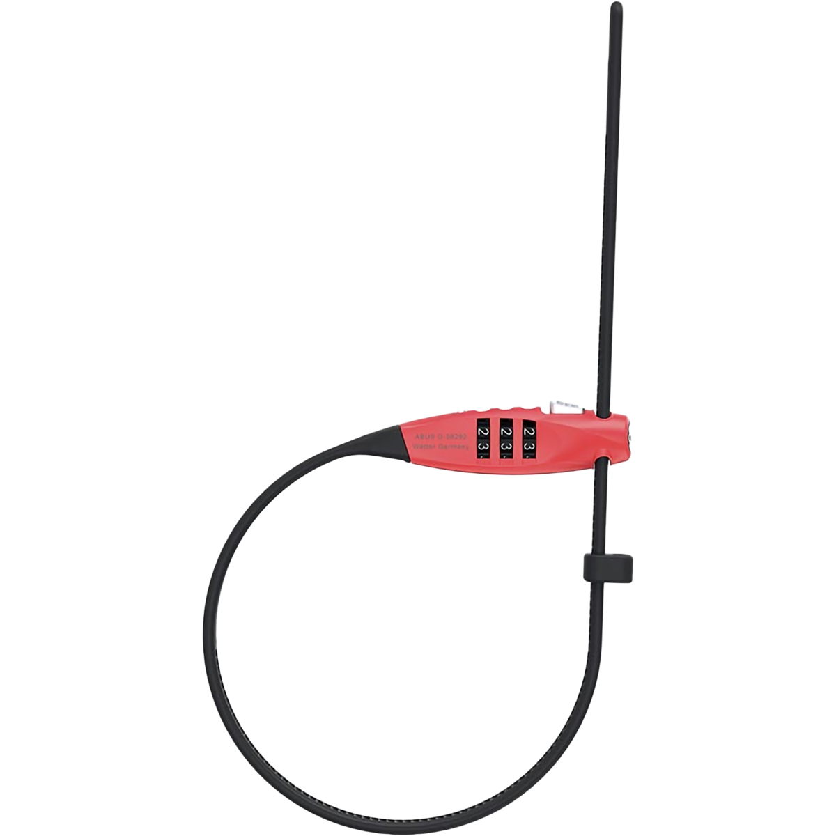 Abus Combiflex TravelGuard Red 45cm Bike Lock - Secure Bicycle, Scooter & Motorcycle - Perfect for Urban Commuting & Travel