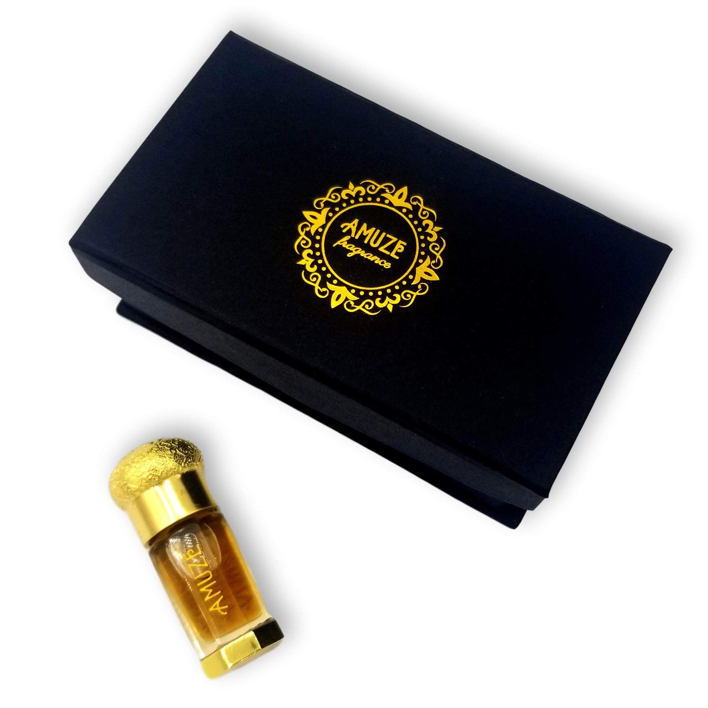 Premium Golden Mukhalat Perfume Oil - 6ml Alcohol-Free Vegan Attar for Women & Men | Long-Lasting Fragrance for Daily Wear, Special Occasions & Gift Giving