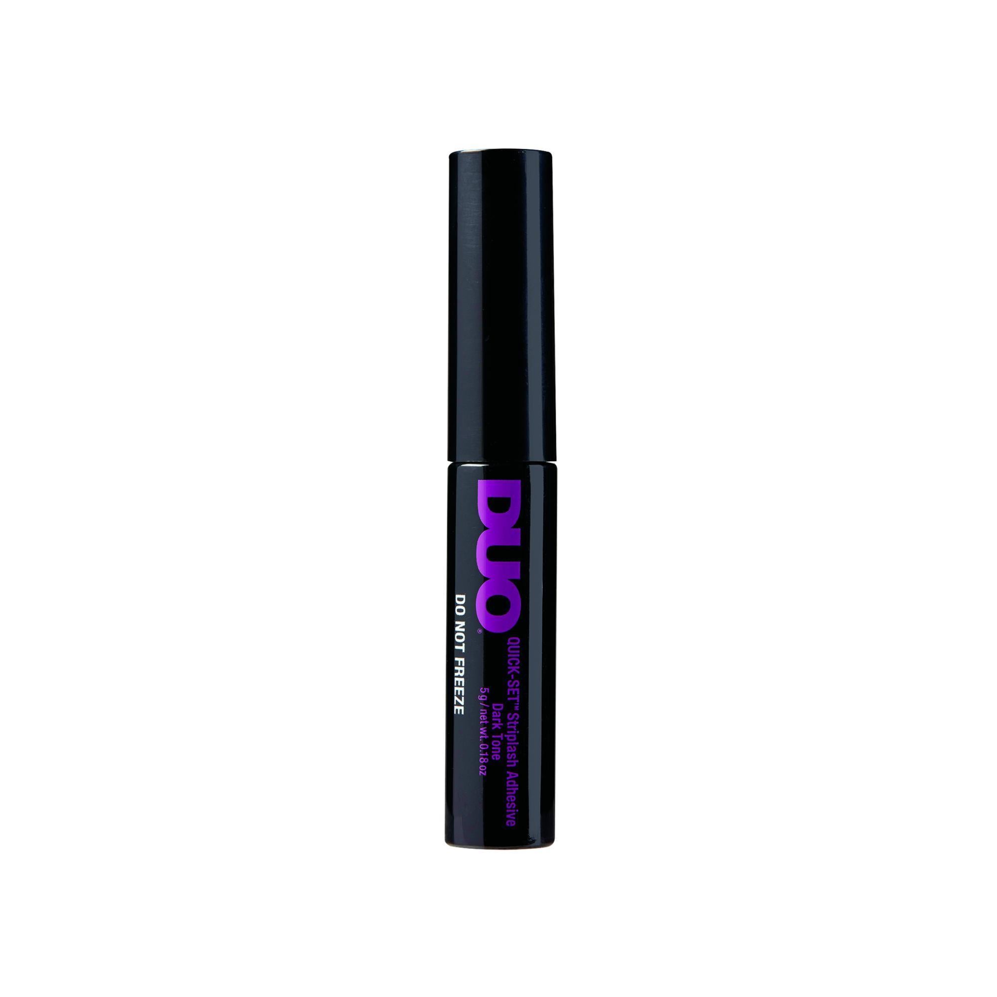 Ardell DUO Quick Set Lash Adhesive - Dark Tone Eyelash Glue (0.18 oz) - Long Lasting & Waterproof for False Eyelash Application - Perfect for Daily Wear, Special Occasions & Makeup Artists