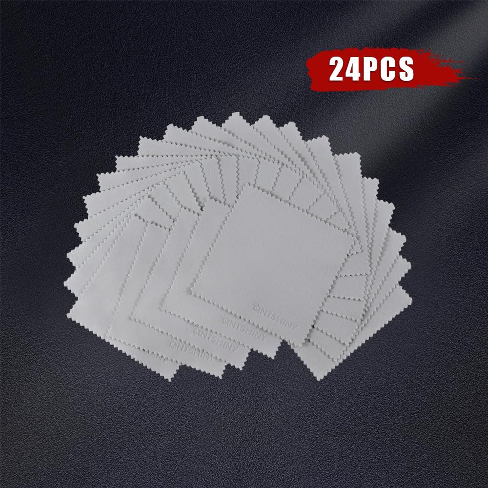 Premium Microfiber Suede Cloth for Ceramic Coating - 24pcs Ultra Soft Car Detailing Towels for Waxing, Polishing & Paint Protection - Ideal for Auto Shine, Ceramic Coating Application & Professional Detailing
