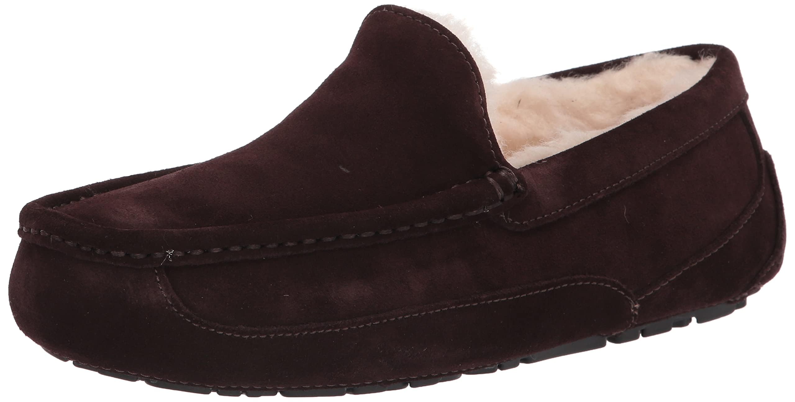 UGG Men's Ascot Slipper - Comfortable Indoor/Outdoor House Shoes with Genuine Sheepskin - Perfect for Lounging, Travel & Cold Weather