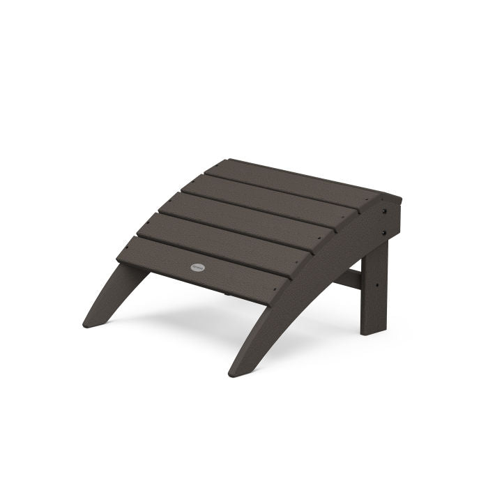 POLYWOOD Vineyard Adirondack Ottoman - Outdoor Patio Furniture, Weather-Resistant, Durable Plastic Wood - Perfect for Garden, Poolside & Backyard Relaxation