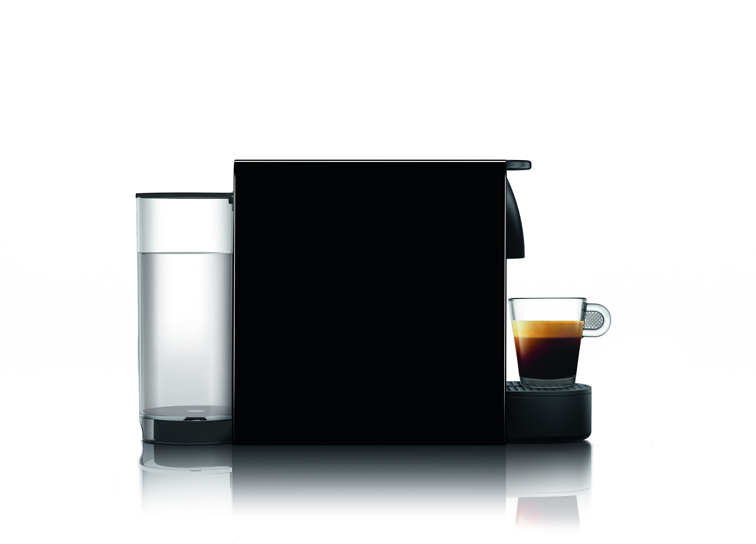 Nespresso Essenza Mini Espresso Machine by Breville with Milk Frother - Compact 20.3oz Coffee Maker in Piano Black | Perfect for Home, Office & Small Spaces