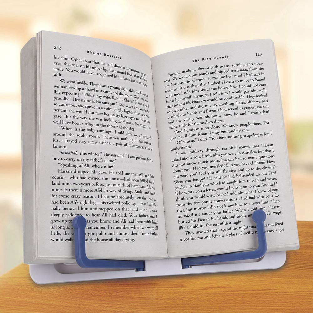 Adjustable ABS Plastic Desk Music Stand - Portable Tabletop Sheet Music Holder for Musicians, Students, and Performers - Perfect for Piano, Violin, and Choir Practice at Home or School