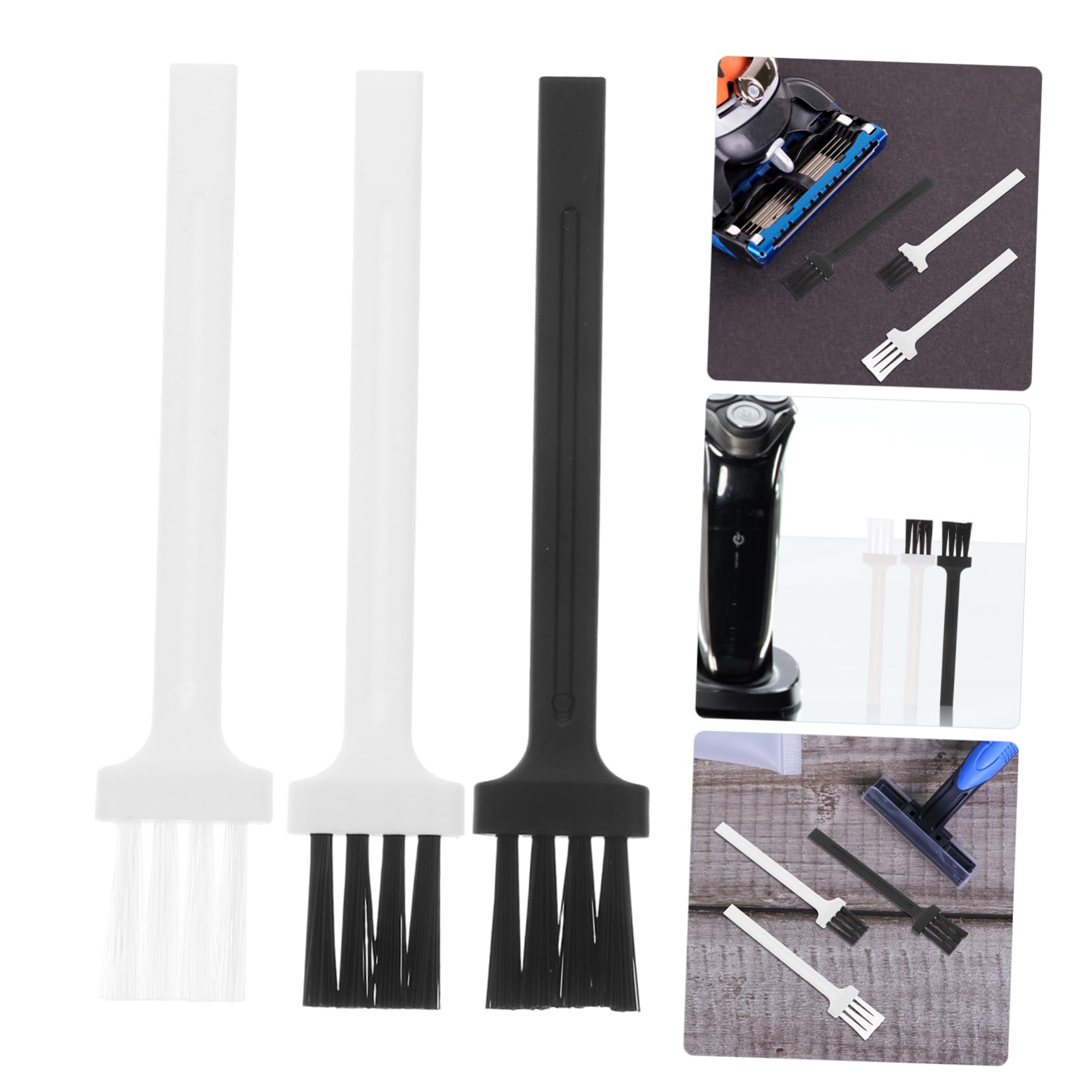 180 Pcs Shaver Cleaning Brush Kit - Electric Trimmer & Beard Razor Brush, Anti Static & Fade Brush for Men - Nylon Computer & Phone Dust Cleaning Brushes - Perfect for Grooming, Electronics & Home Cleaning