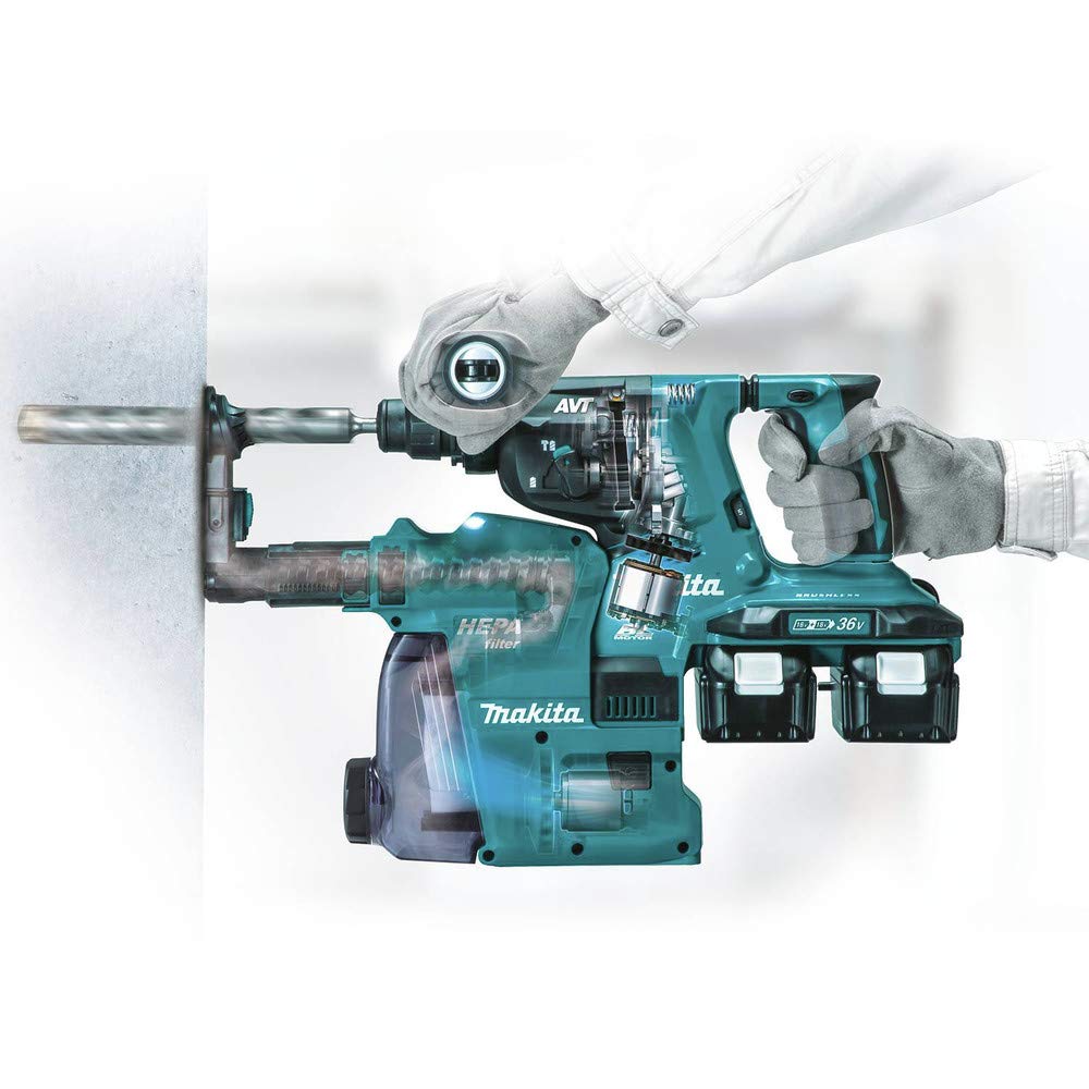 Makita DX09 HEPA Dust Extractor Attachment - Powerful Vacuum Cleaner Accessory for Woodworking, Construction & DIY Projects | Perfect for Workshop, Garage & Home Renovation
