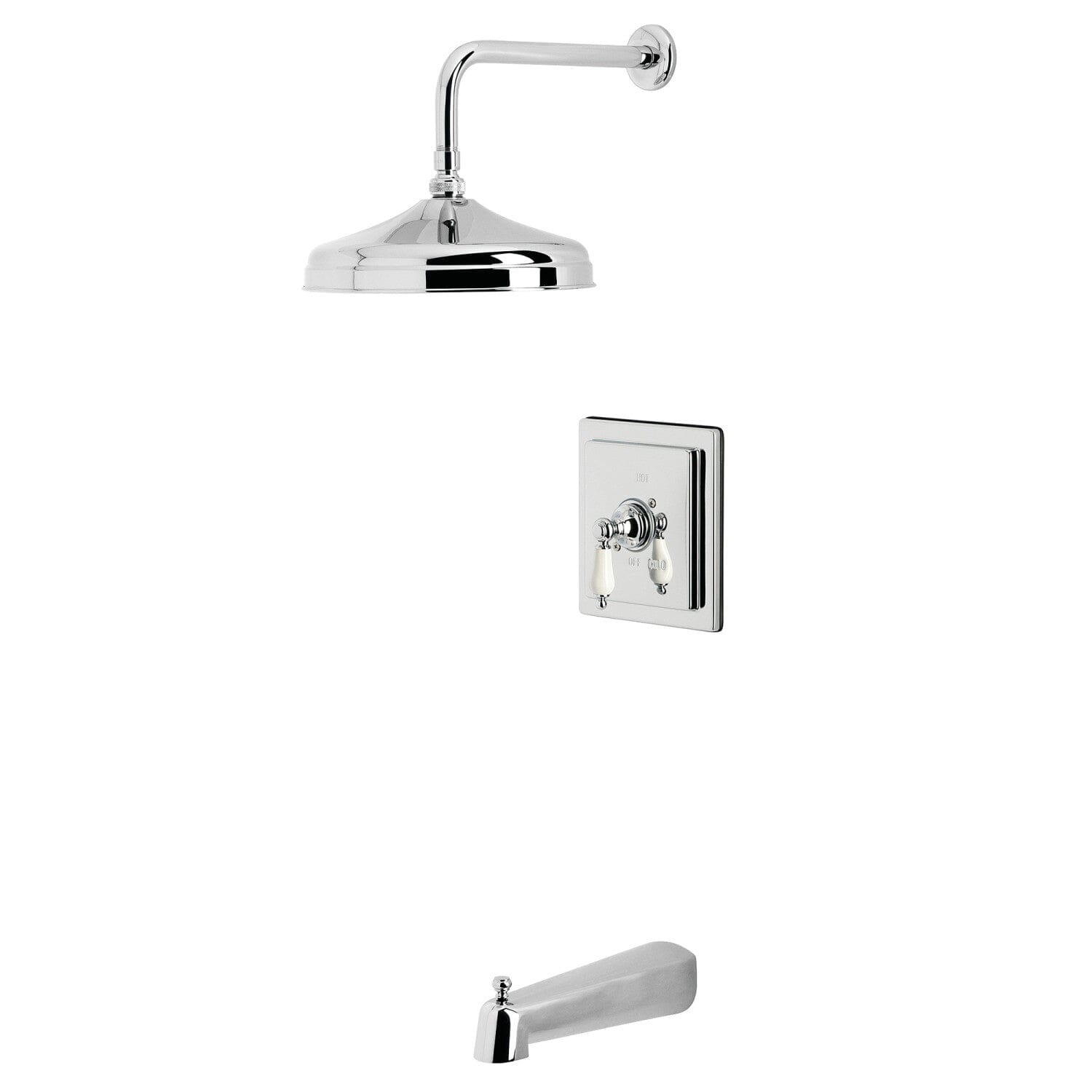 Single Handle Pressure Balanced Tub and Shower Faucet - Anti-Scald Bathroom Fixture for Safe & Comfortable Showering - Perfect for Modern Homes and Spa-Like Bathroom Upgrades