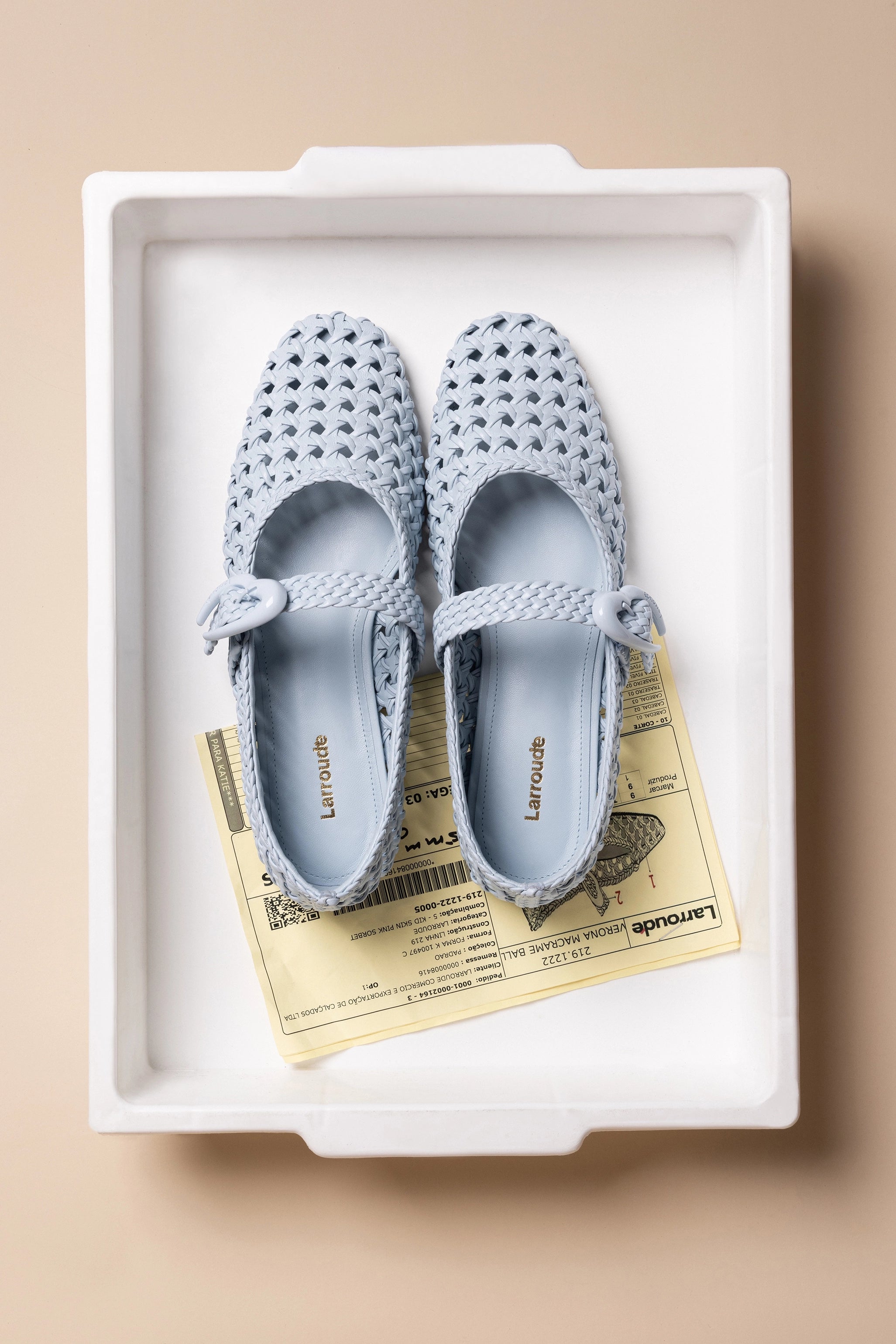 Verona Macrame Ballet Flat Shoes - Comfortable Maya Leather Women's Loafers for Casual Wear & Office Outfits