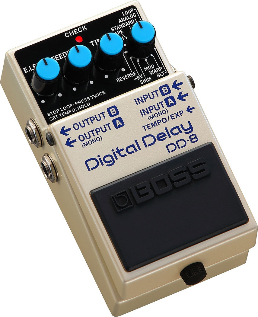 Boss DD-8 Digital Delay Guitar Effects Pedal - Professional Sound Quality for Electric Guitar Players | Perfect for Live Performances & Studio Recording