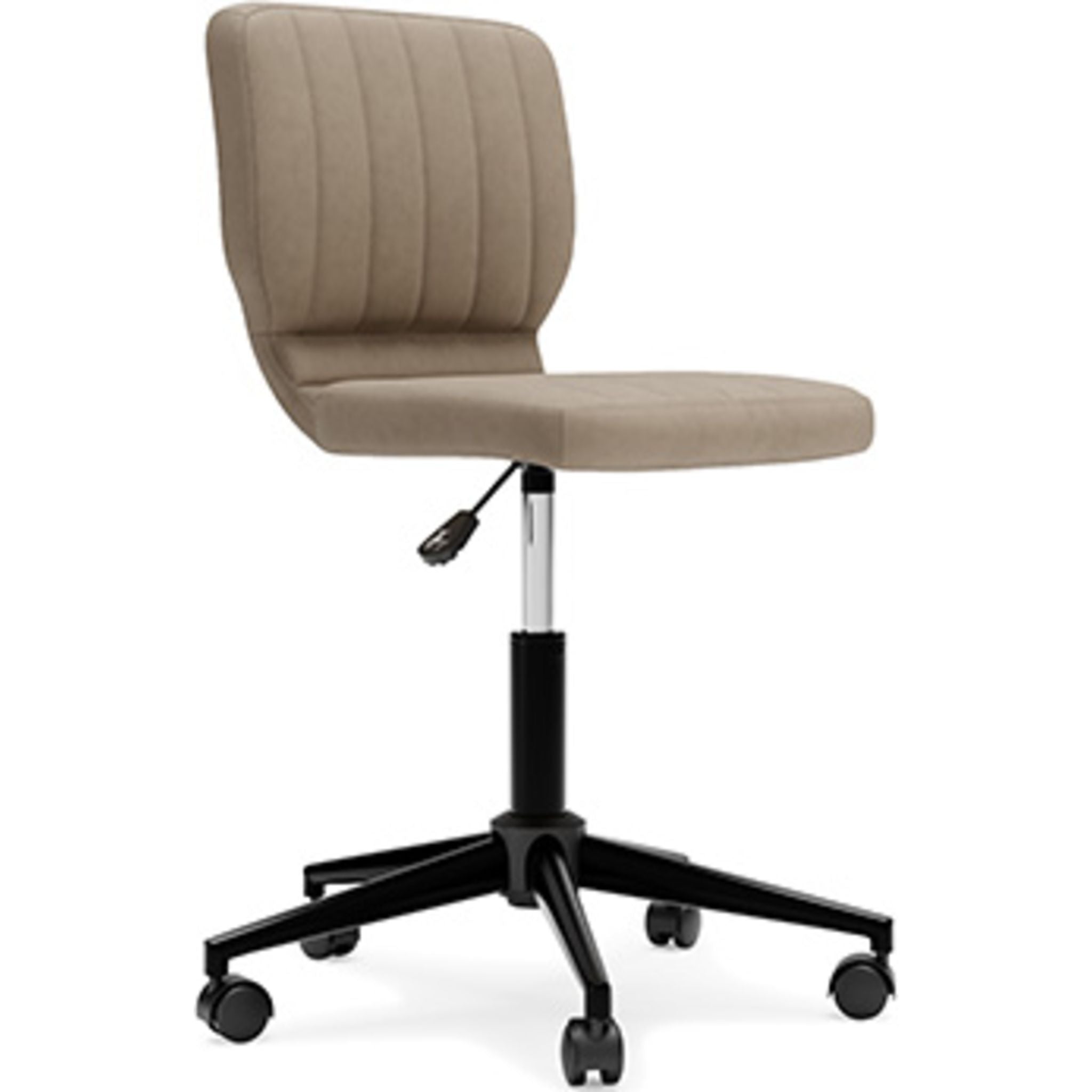 Beauenali Ergonomic Office Chair - Taupe - Adjustable Height & Lumbar Support for Home & Workspace Comfort